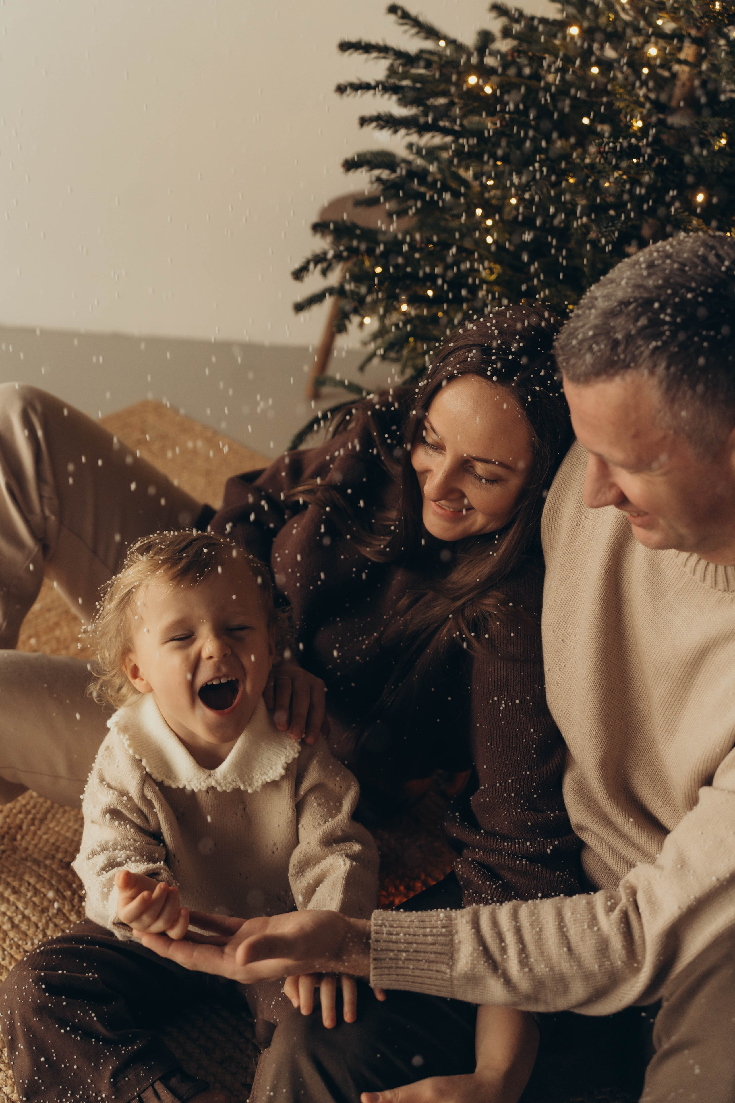 Екатерина, Николай и малышка Аня