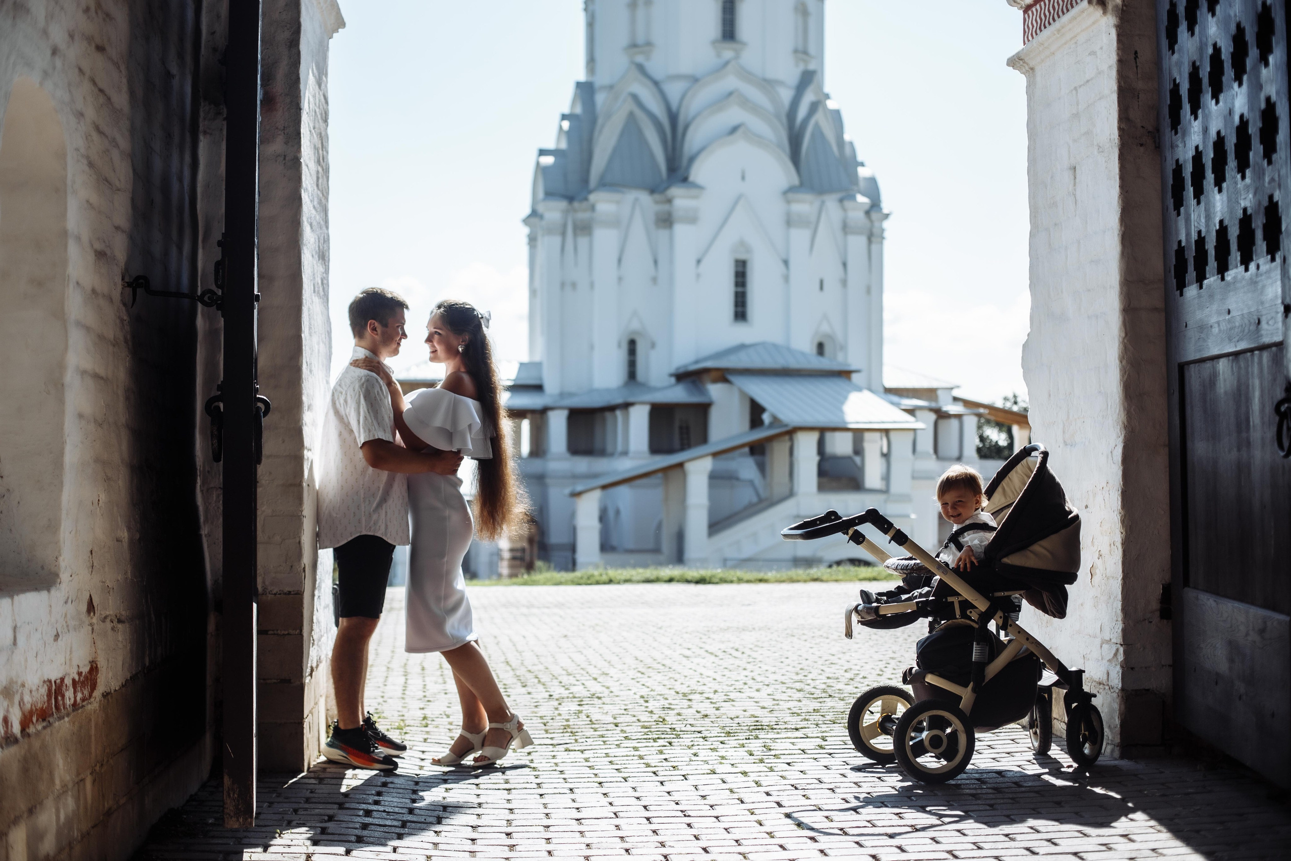 Фотограф на Love Story в Коломенское, дети с родителями