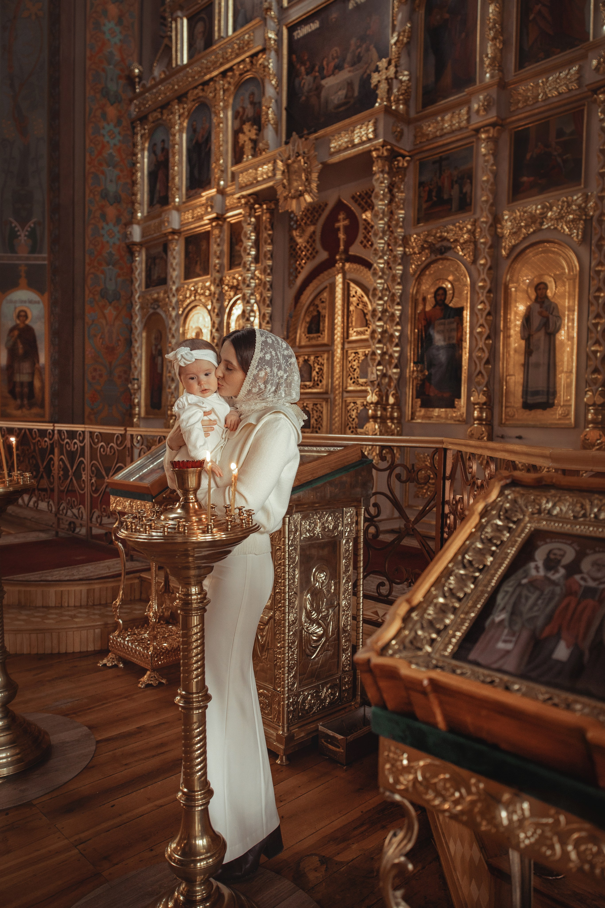 Таинство Крещения Василисы. Свято-Троицкий собор, г. Краснодар. Фотограф на Крещение и Венчание Краснодарский край — Гранкина Юлия