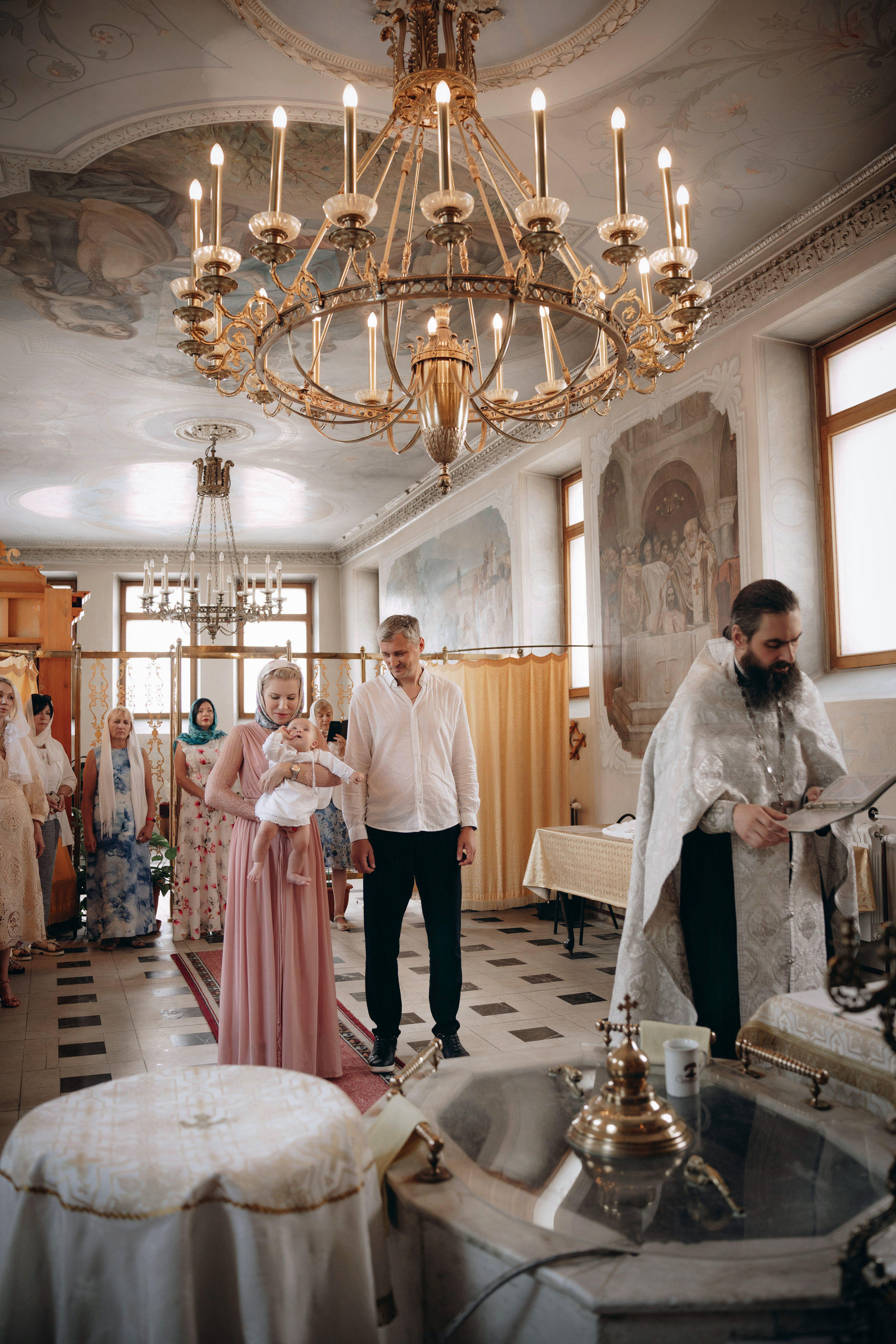 Крещение в&nbsp; Елоховском Кафедральном соборе Богоявления Господня