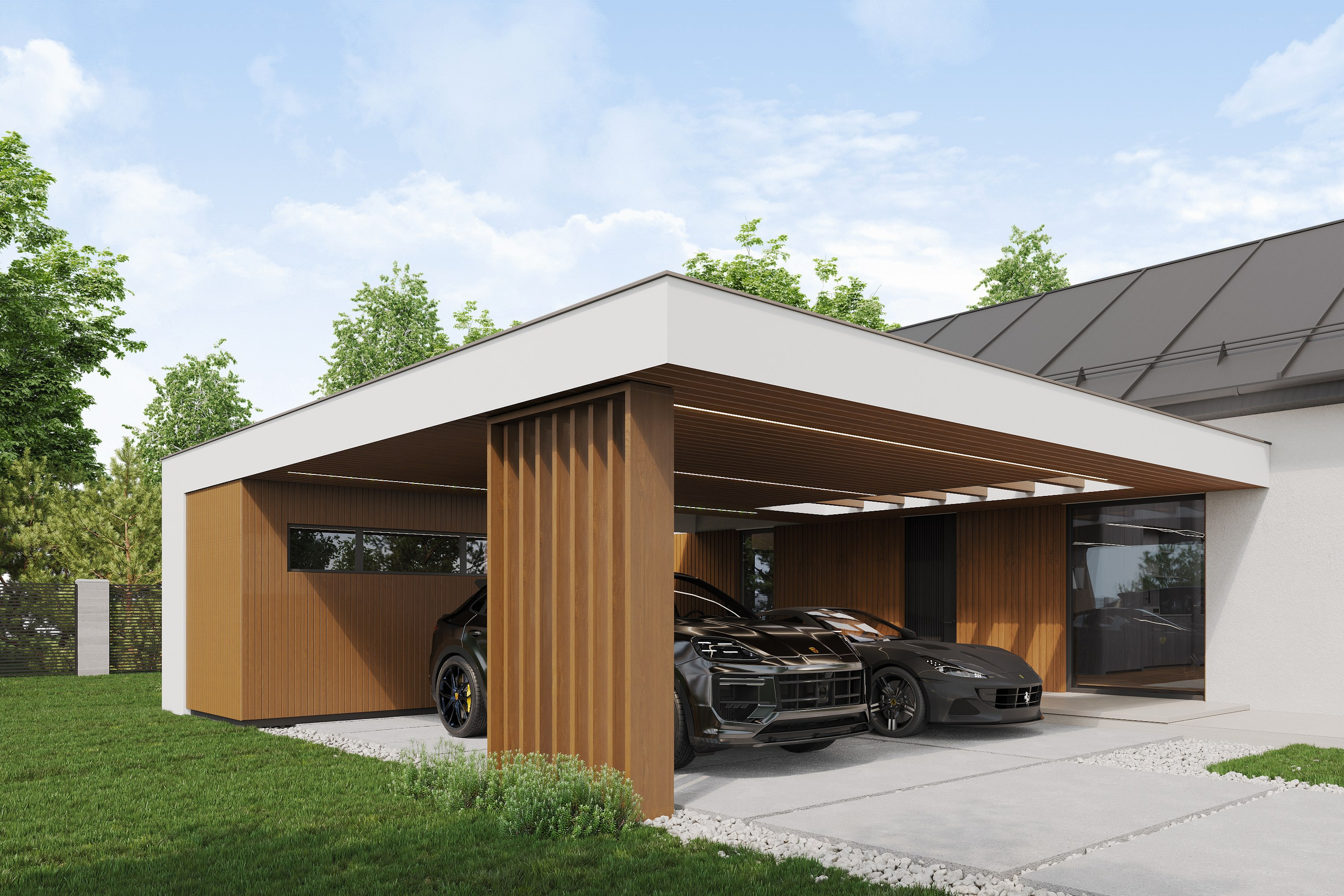 Сarports. Чугунова Анастасия. Дизайн интерьеров и архитектурное проектирование