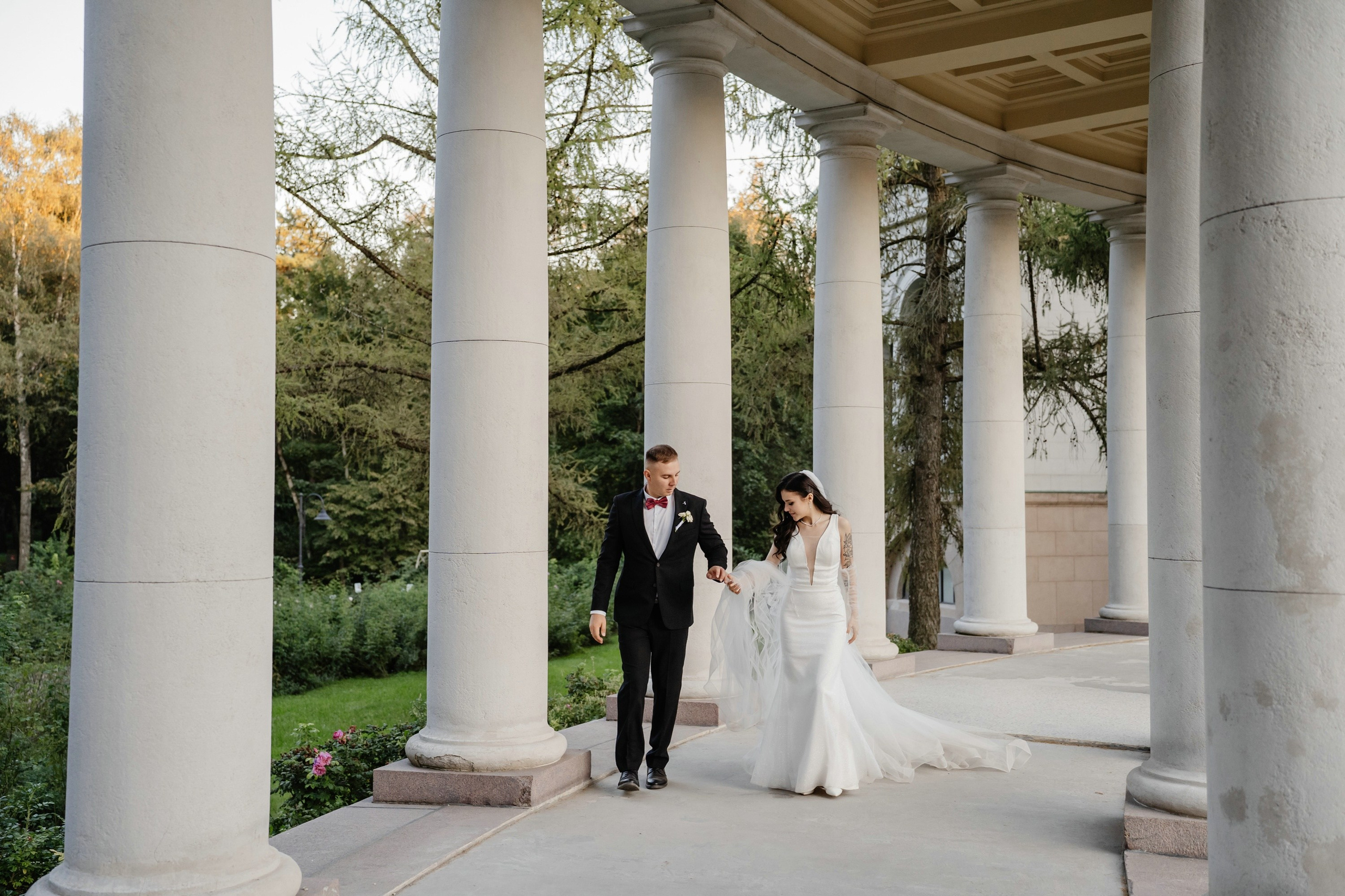 Свадьба в усадьбе Архангельское. Свадебный и семейный фотограф в Москве Светлана Зоткина