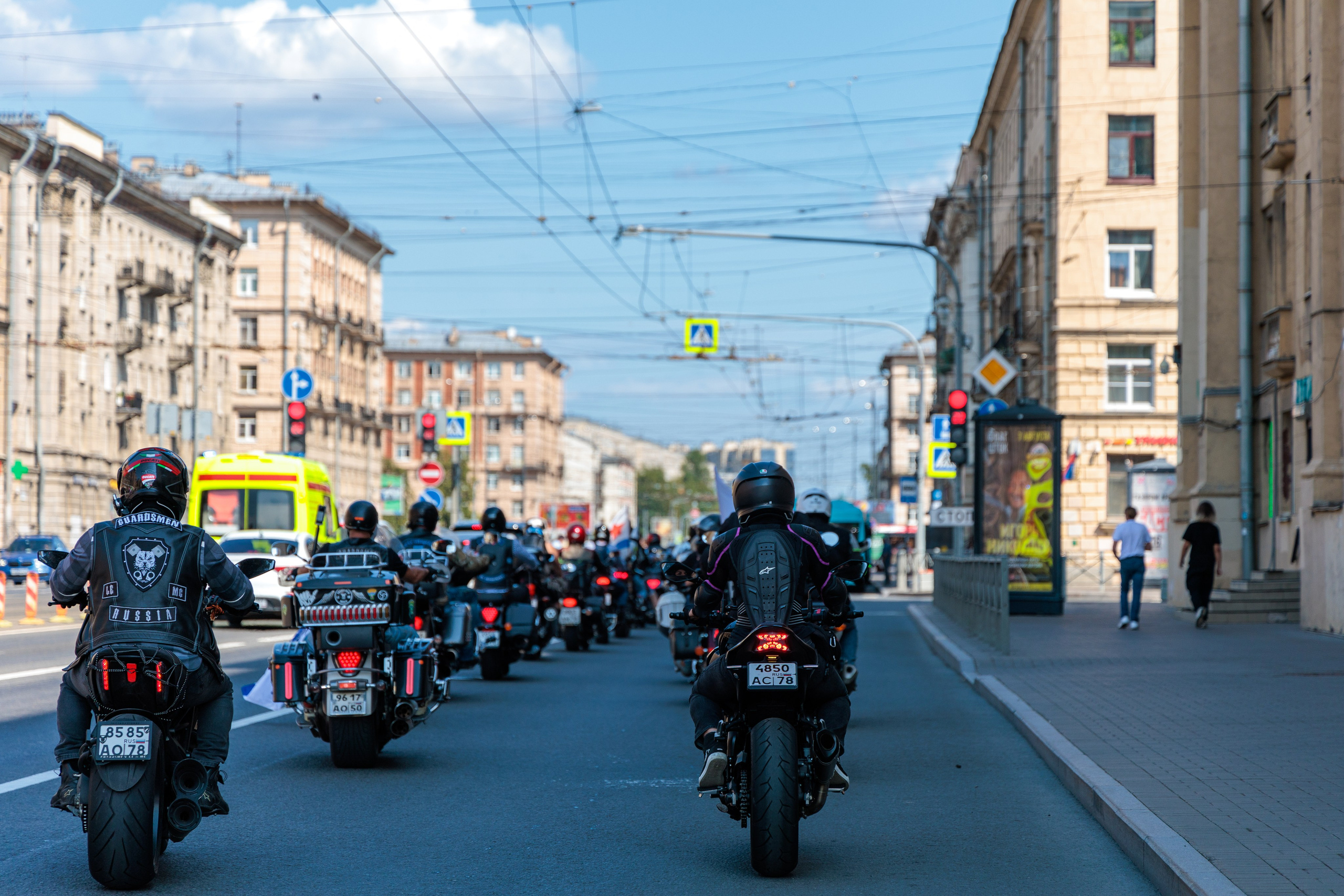 День ВМФ с мотоклубом 28.08.24. Репортажный фотограф Санкт-Петербург | Роман Карбышев