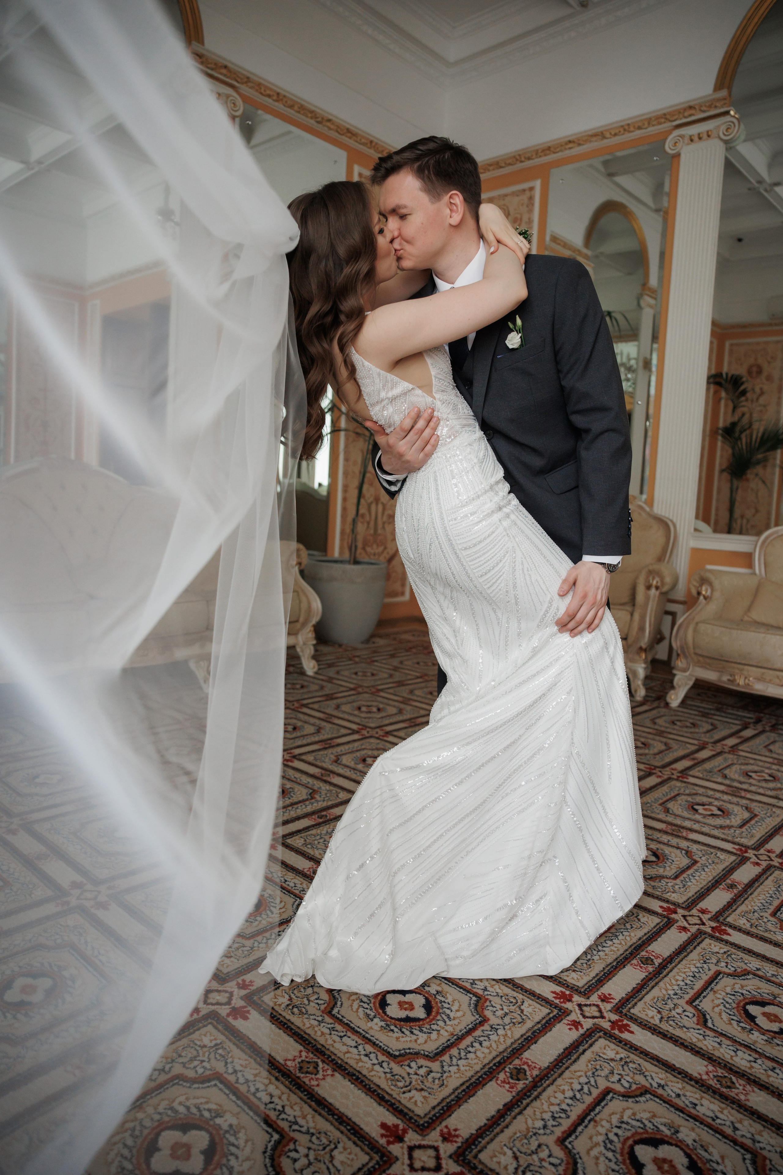 Даша и Дима, Грибоедовский ЗАГС. Свадебный и репортажный фотограф (Москва, Королев и другие)