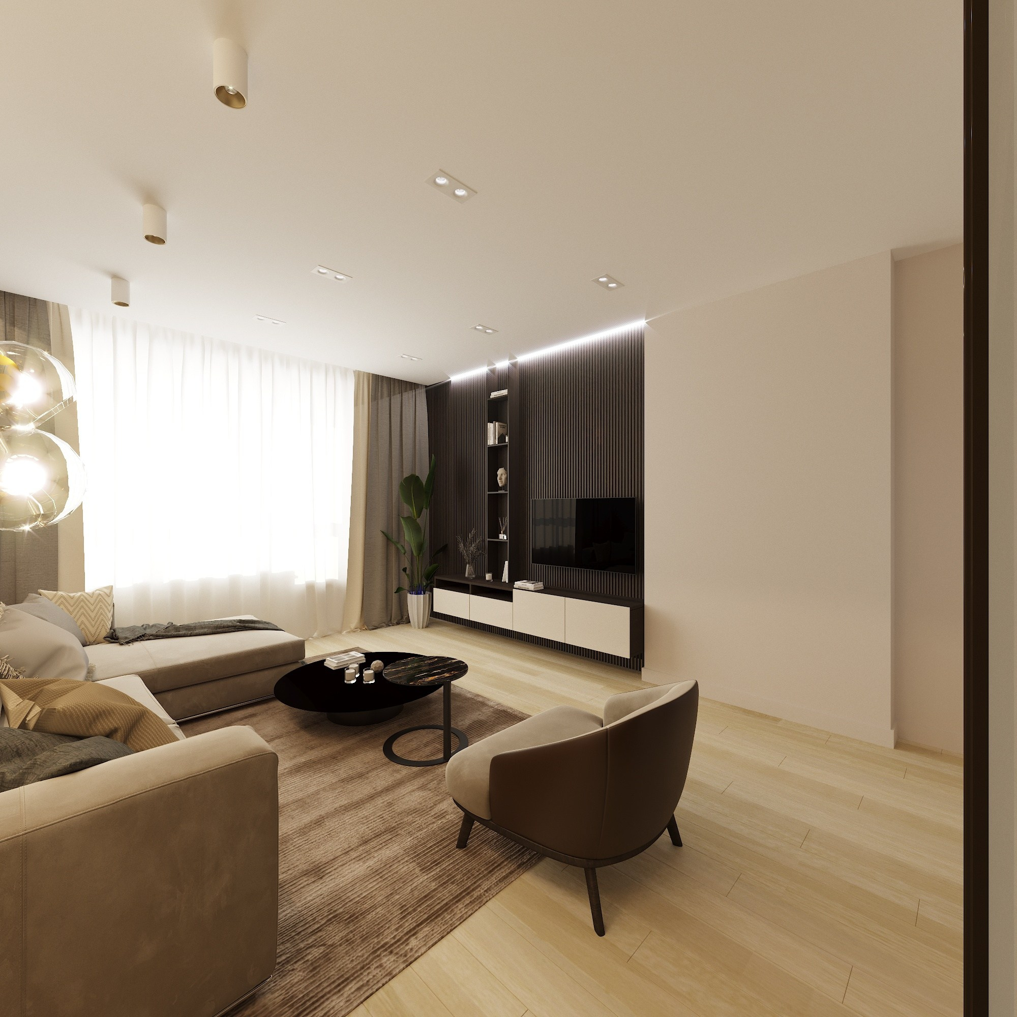 Дизайн - проект в ЖК Макаровский Квартал. Анастасия Дремина DREMINA INTERIORS