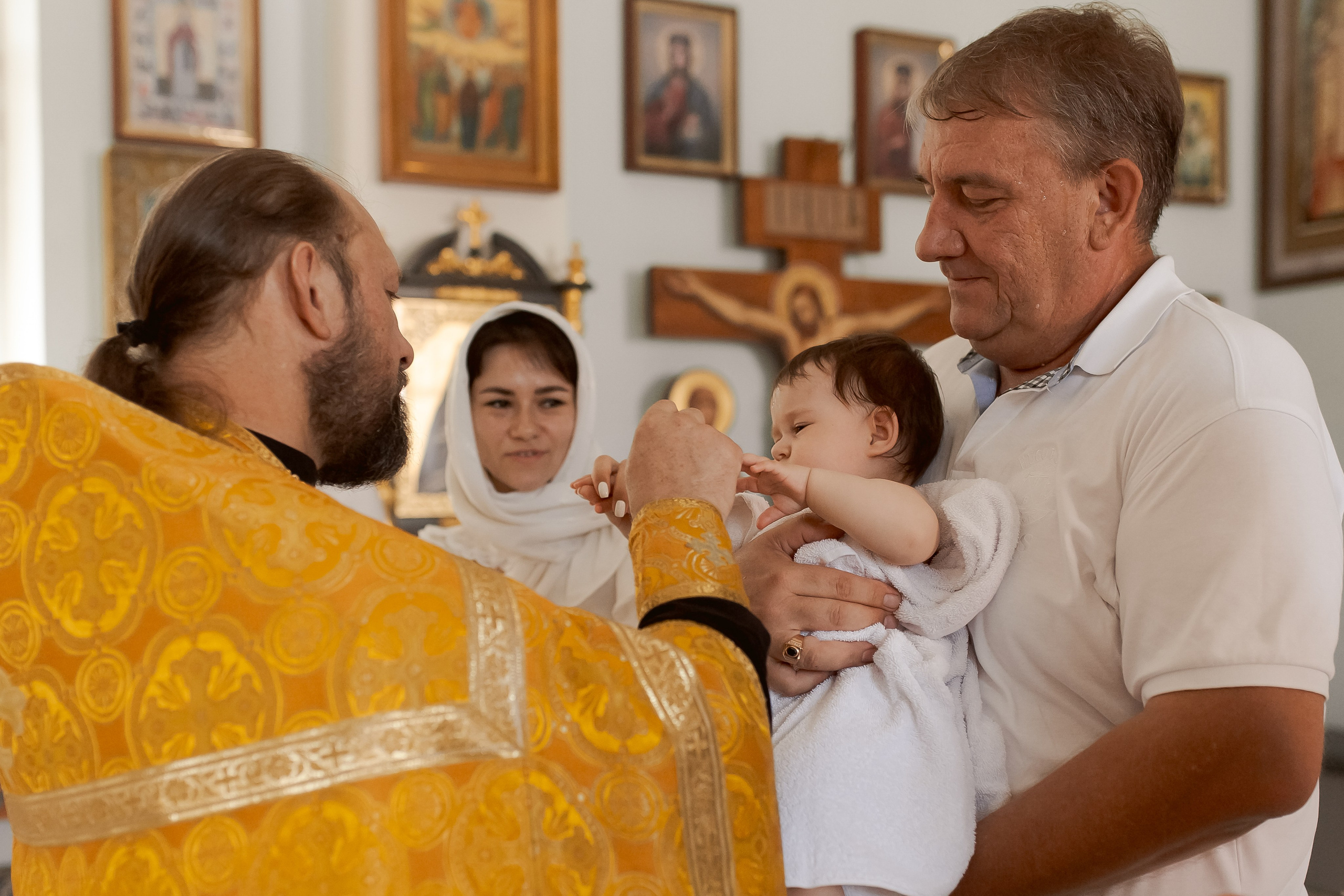 Крещение Марии. Фотограф на Крещение и Венчание в Ташкенте