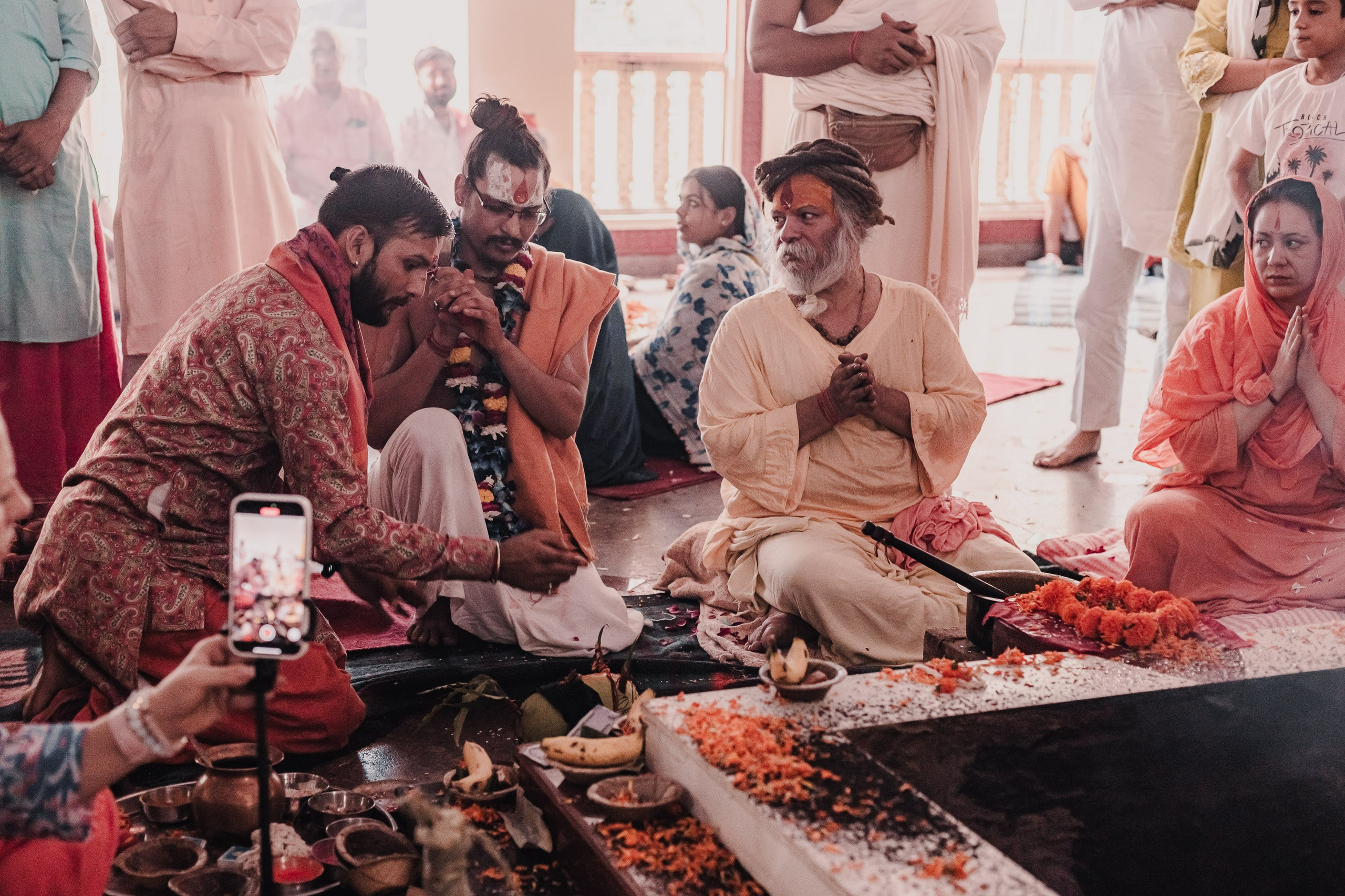 Navaratri yajna at Devraha Baba Ji ashram. Мариам Багдасарян