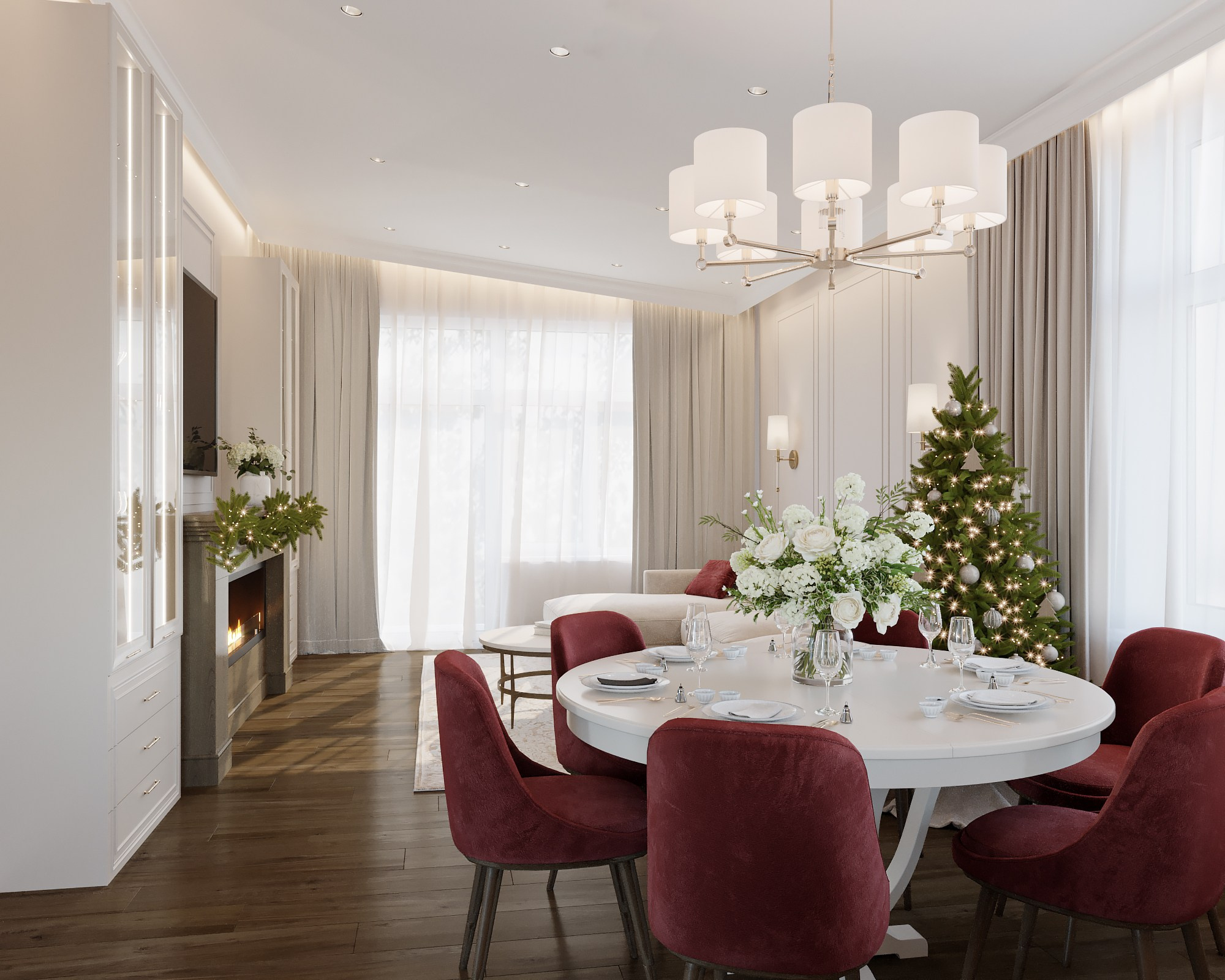 Дизайн-проект дома, пос. Прибрежный. Дизайнер интерьера в Дубне, Москве, Дмитрове