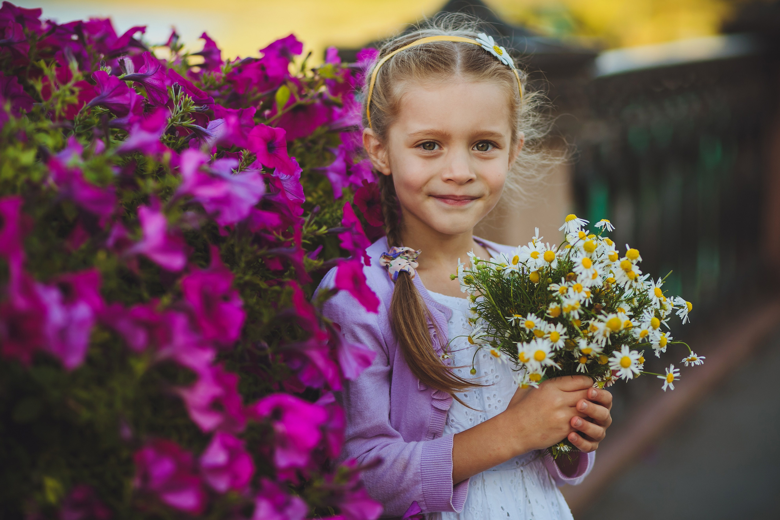 Ромашки. Семейный и портретный фотограф в Санкт-Петербурге Маргарита Кряклина