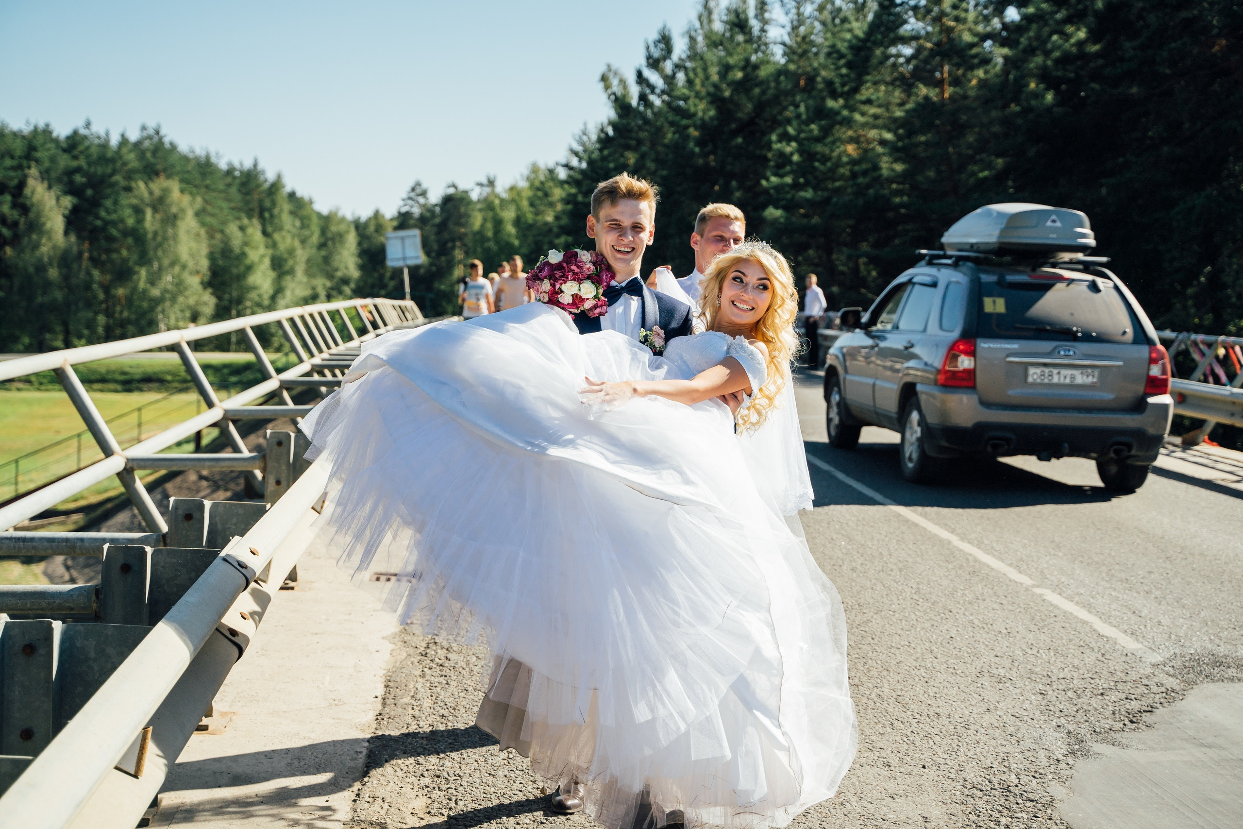Свадебная фотосессия в Ступино: Лилия и Павел. Свадебный фотограф в Коломне, Воскресенске, Егорьевске Владимир Петров
