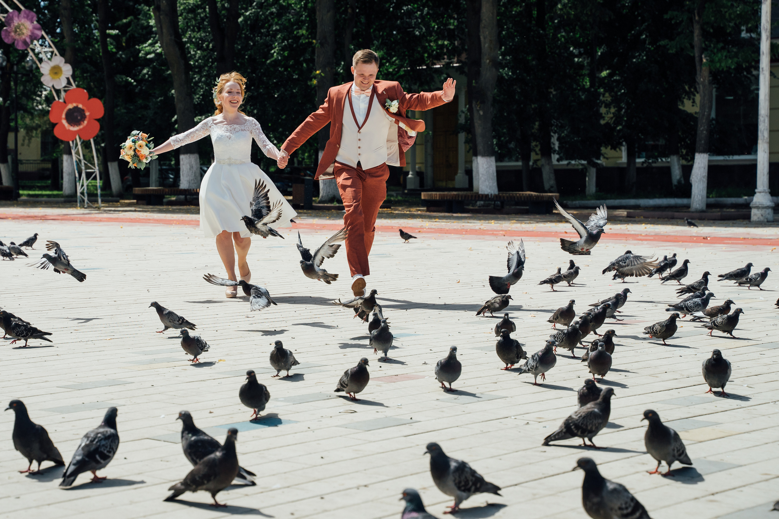 Свадебная фотосессия в Ступино: Сергей и Аделина. Свадебный фотограф в Коломне, Воскресенске, Егорьевске Владимир Петров