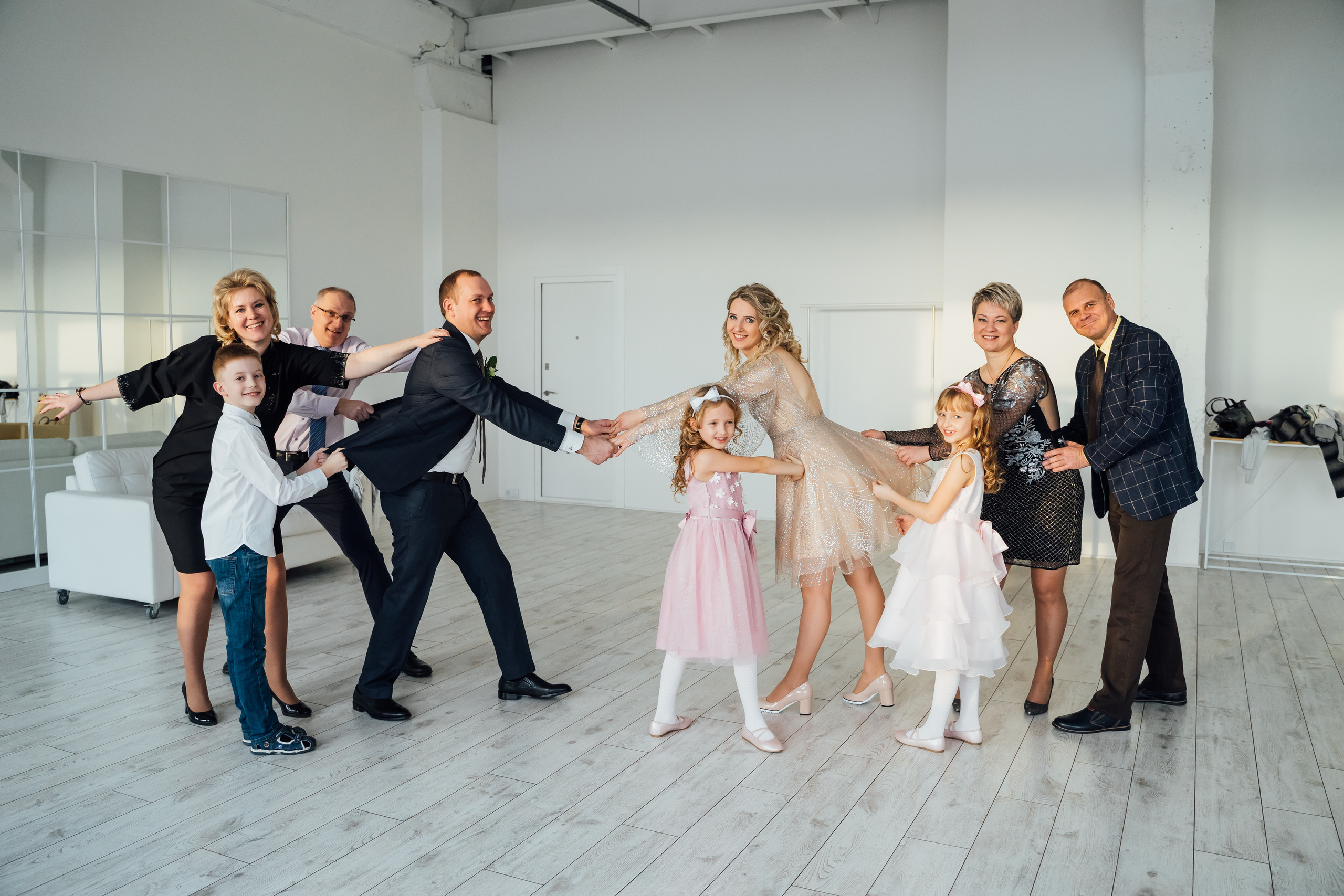 Свадебная фотосессия в студии. Свадебный фотограф в Коломне, Воскресенске, Егорьевске Владимир Петров