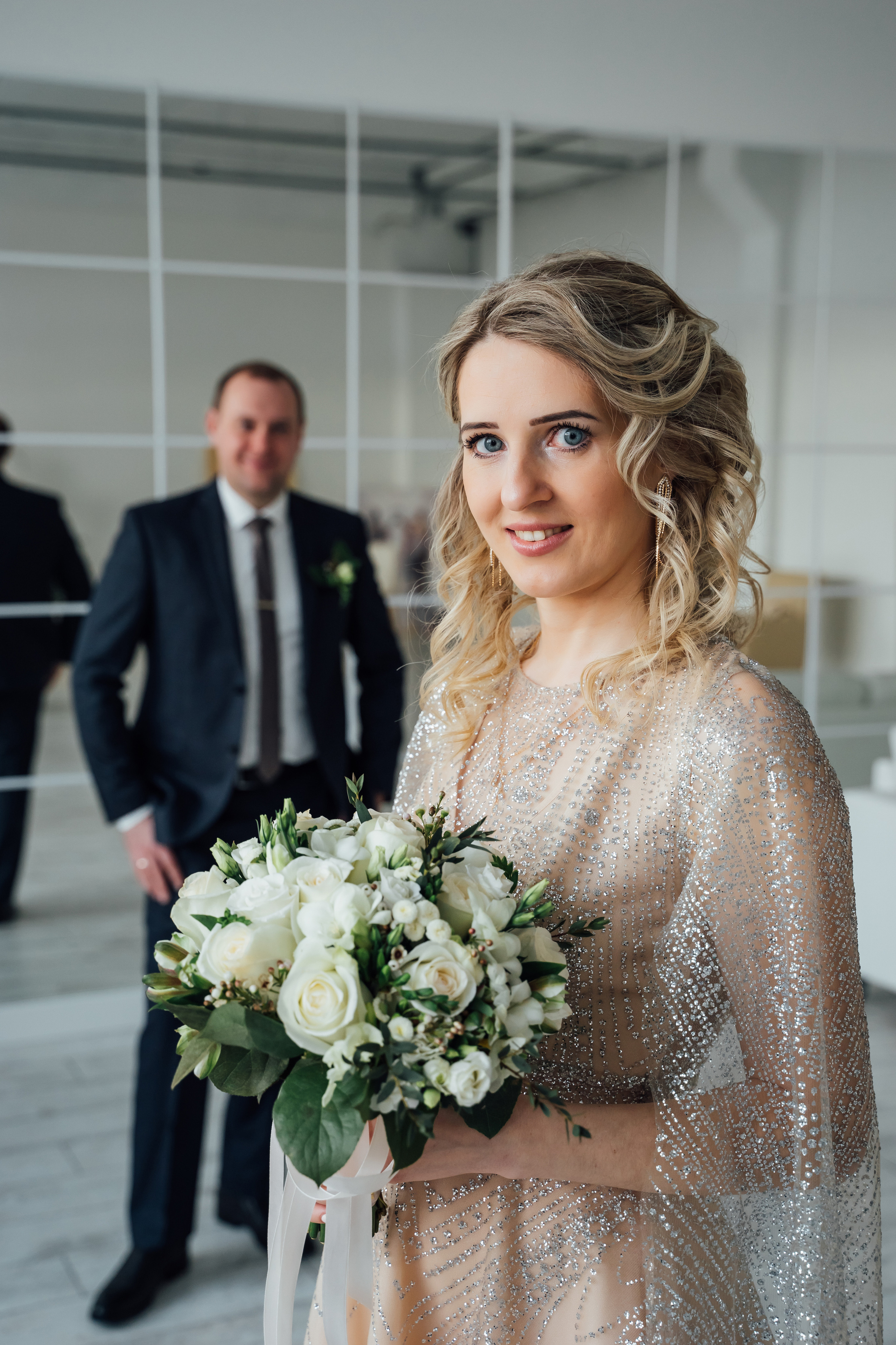 Свадебная фотосессия в студии. Свадебный фотограф в Коломне, Воскресенске, Егорьевске Владимир Петров