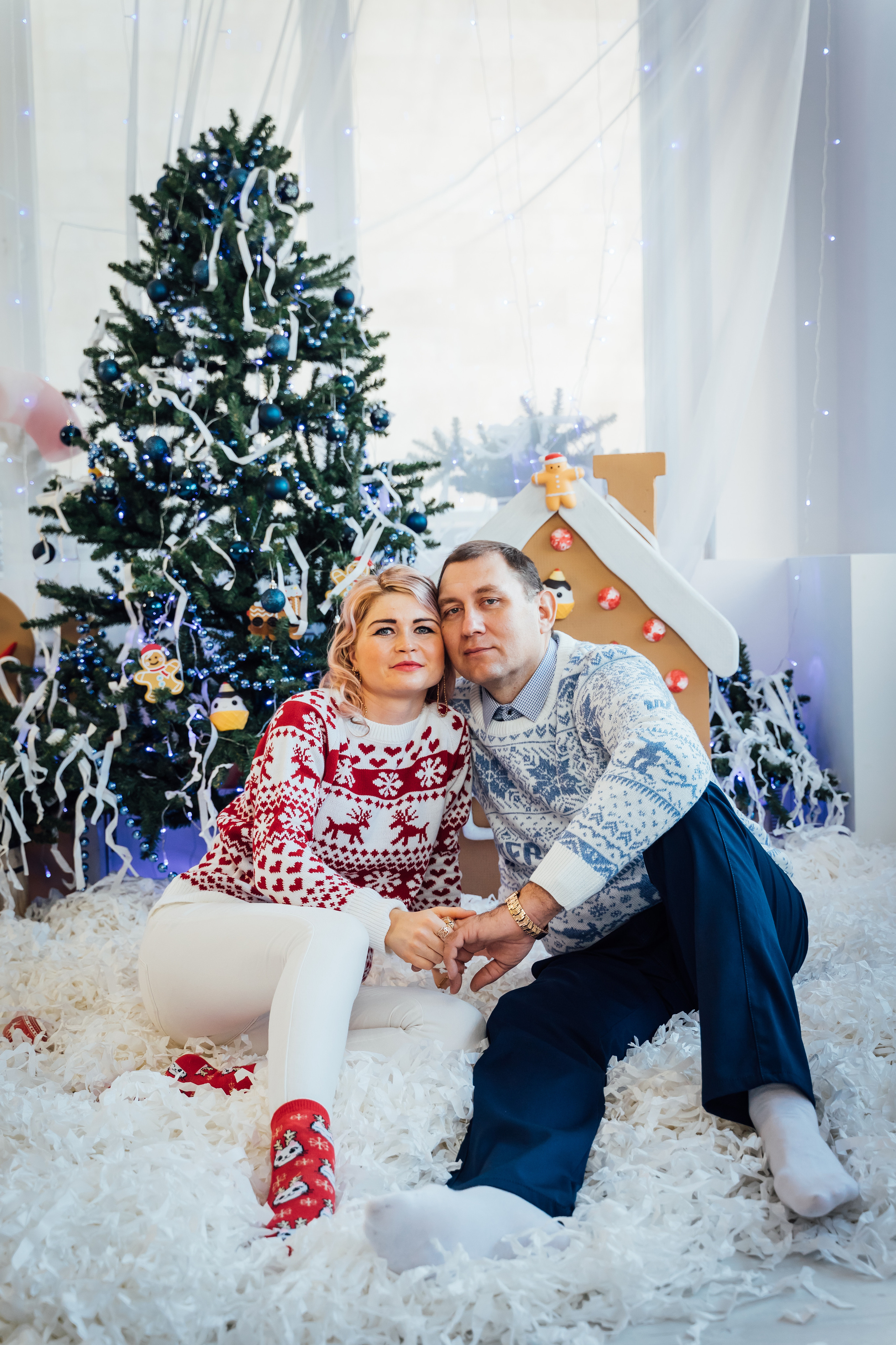 Новогодняя фотосессия в студии. Свадебный фотограф в Коломне, Воскресенске, Егорьевске Владимир Петров