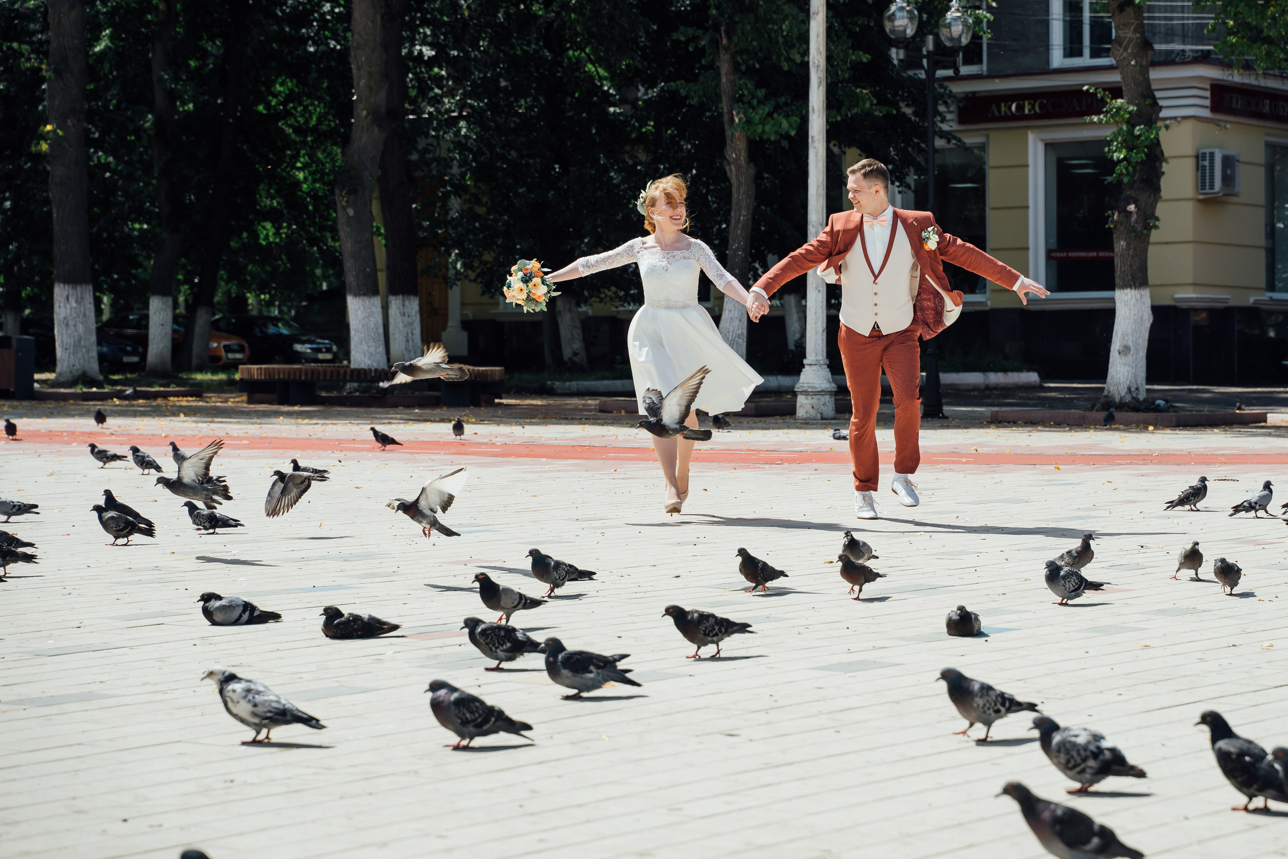 Свадебная фотосессия в Ступино: Сергей и Аделина. Свадебный фотограф в Коломне, Воскресенске, Егорьевске Владимир Петров