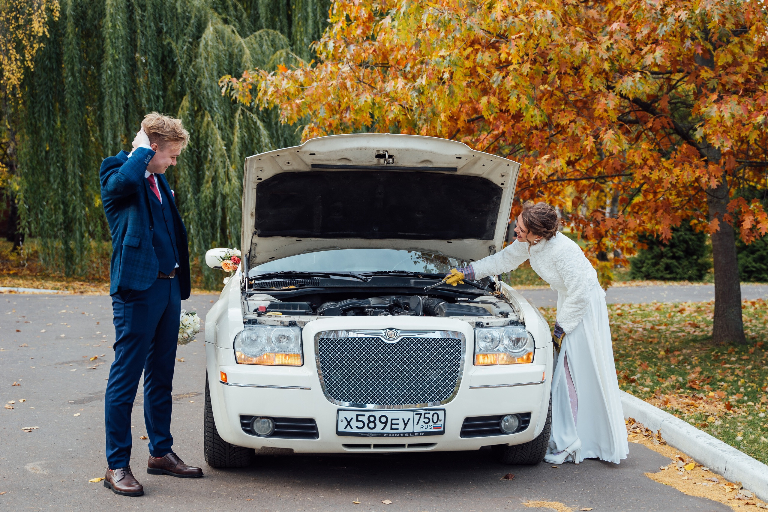 Свадебные фото в Коломне: Даниил и Ирина. Свадебный фотограф в Коломне, Воскресенске, Егорьевске Владимир Петров