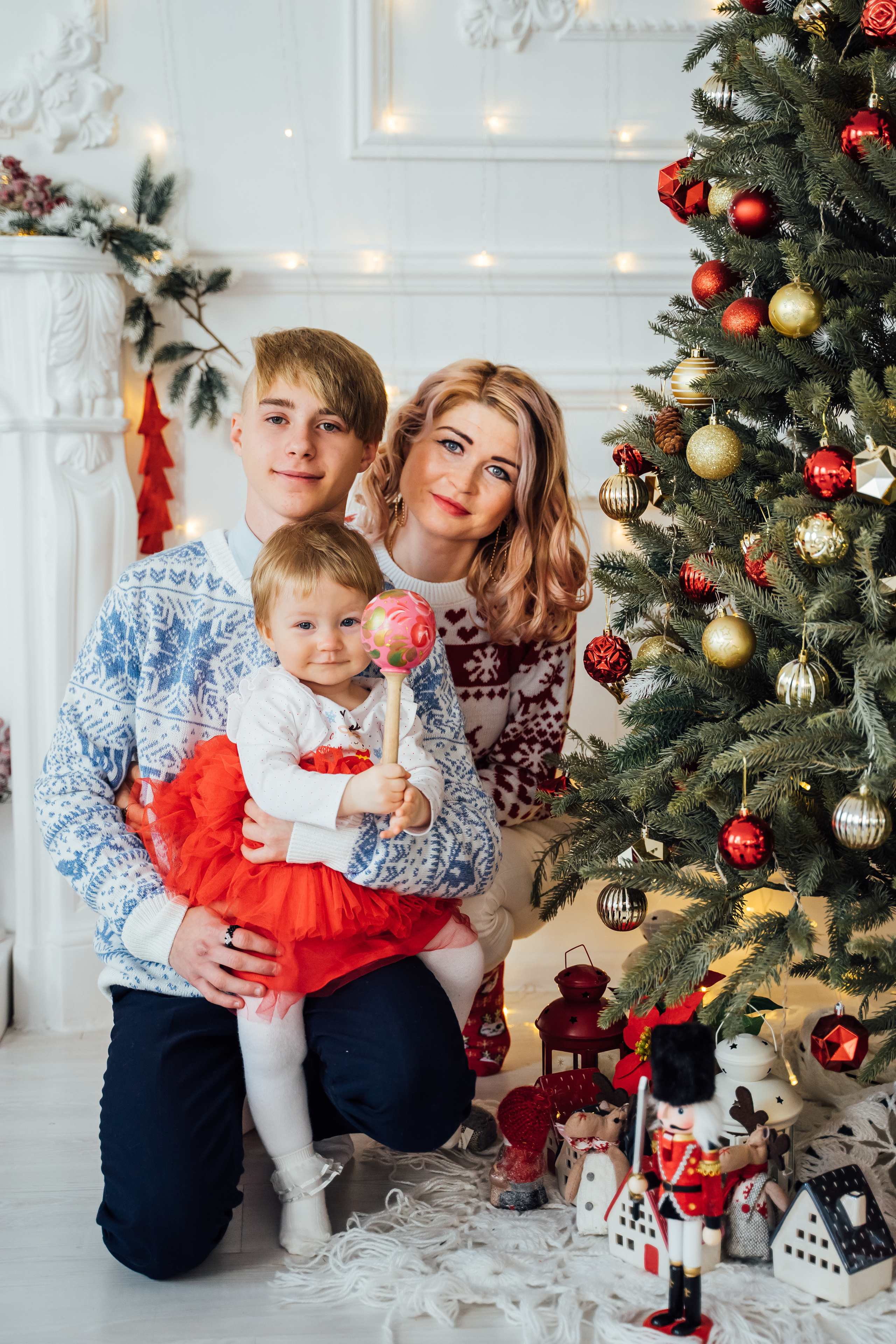 Новогодняя фотосессия в студии. Свадебный фотограф в Коломне, Воскресенске, Егорьевске Владимир Петров