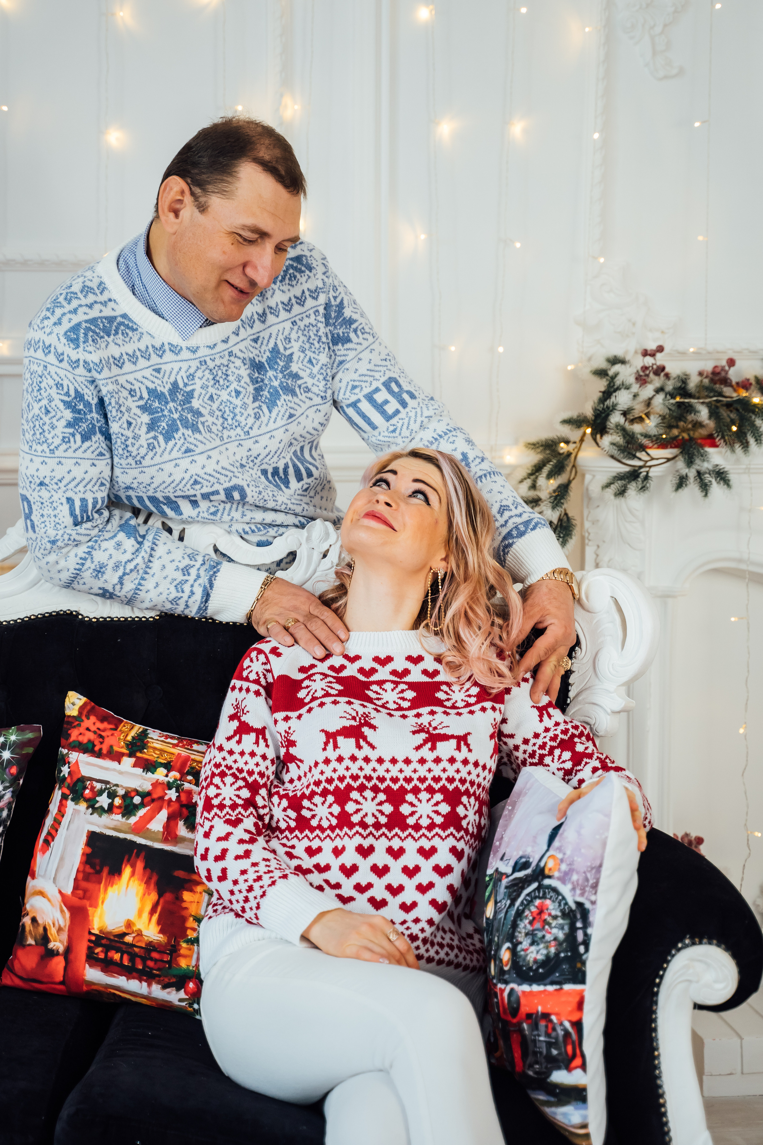 Новогодняя фотосессия в студии. Свадебный фотограф в Коломне, Воскресенске, Егорьевске Владимир Петров