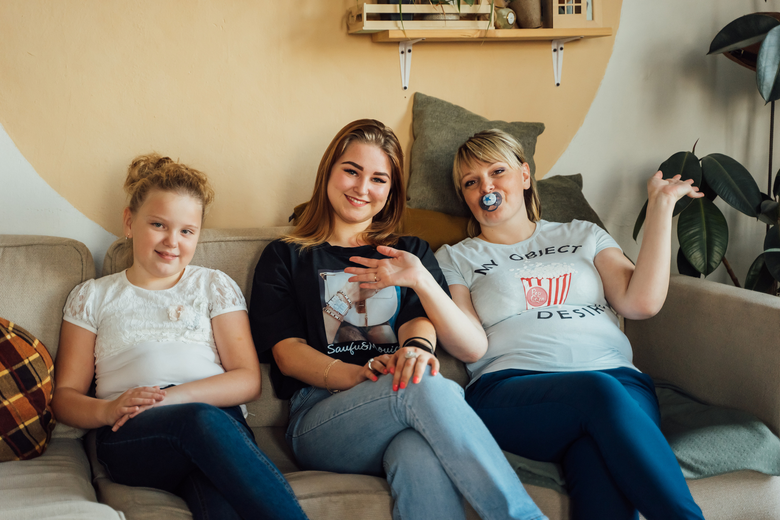 Семейная фотосессия в студии. Свадебный фотограф в Коломне, Воскресенске, Егорьевске Владимир Петров