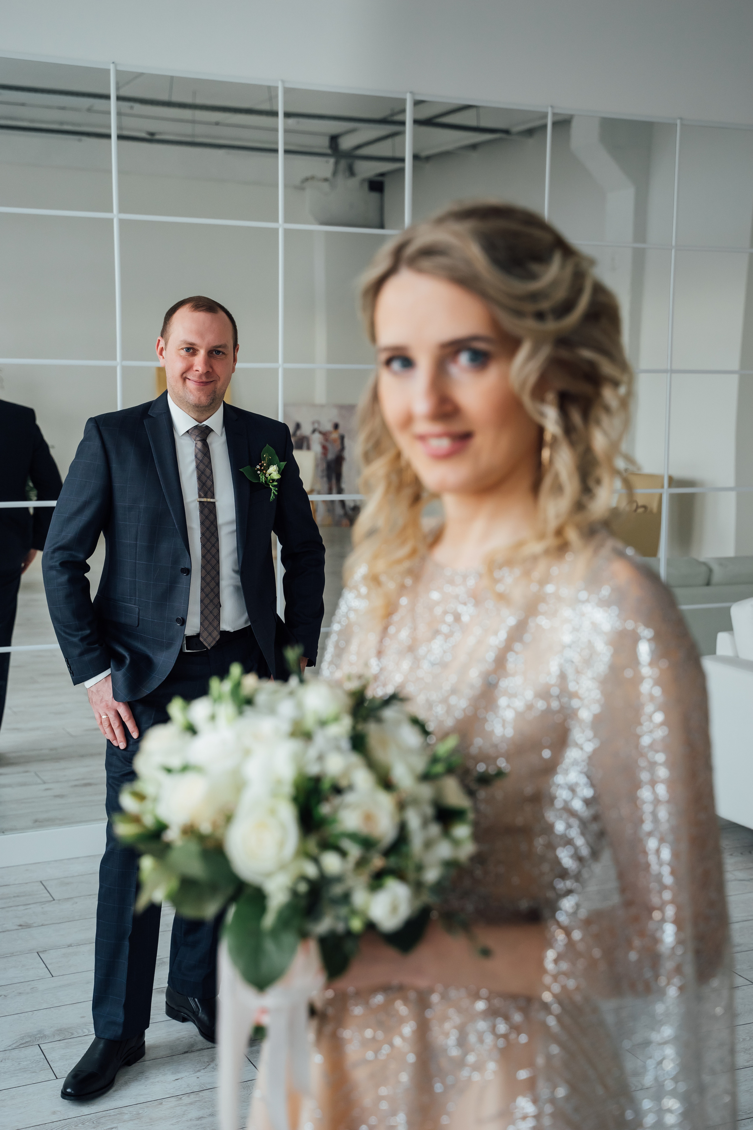 Свадебная фотосессия в студии. Свадебный фотограф в Коломне, Воскресенске, Егорьевске Владимир Петров