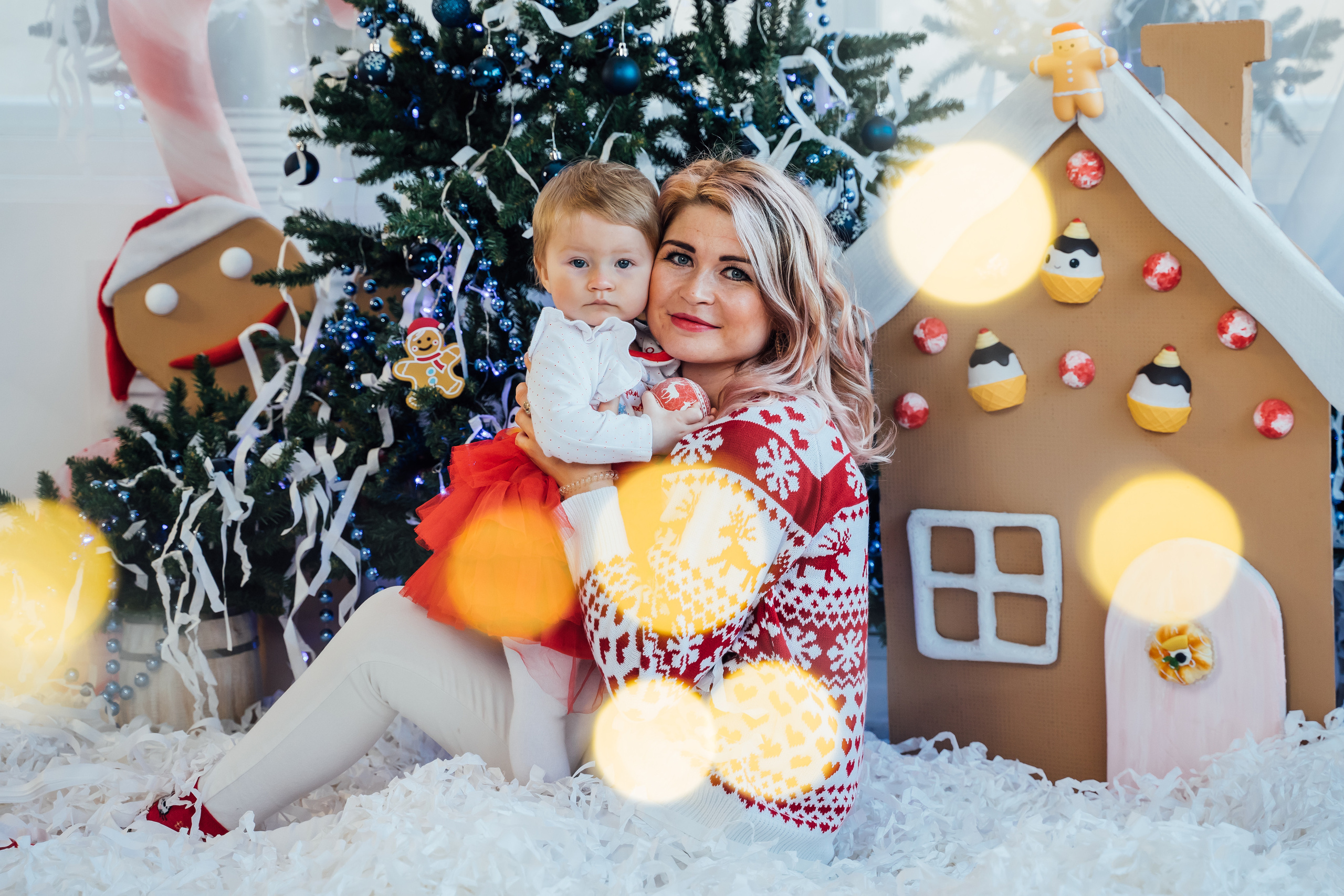 Новогодняя фотосессия в студии. Свадебный фотограф в Коломне, Воскресенске, Егорьевске Владимир Петров