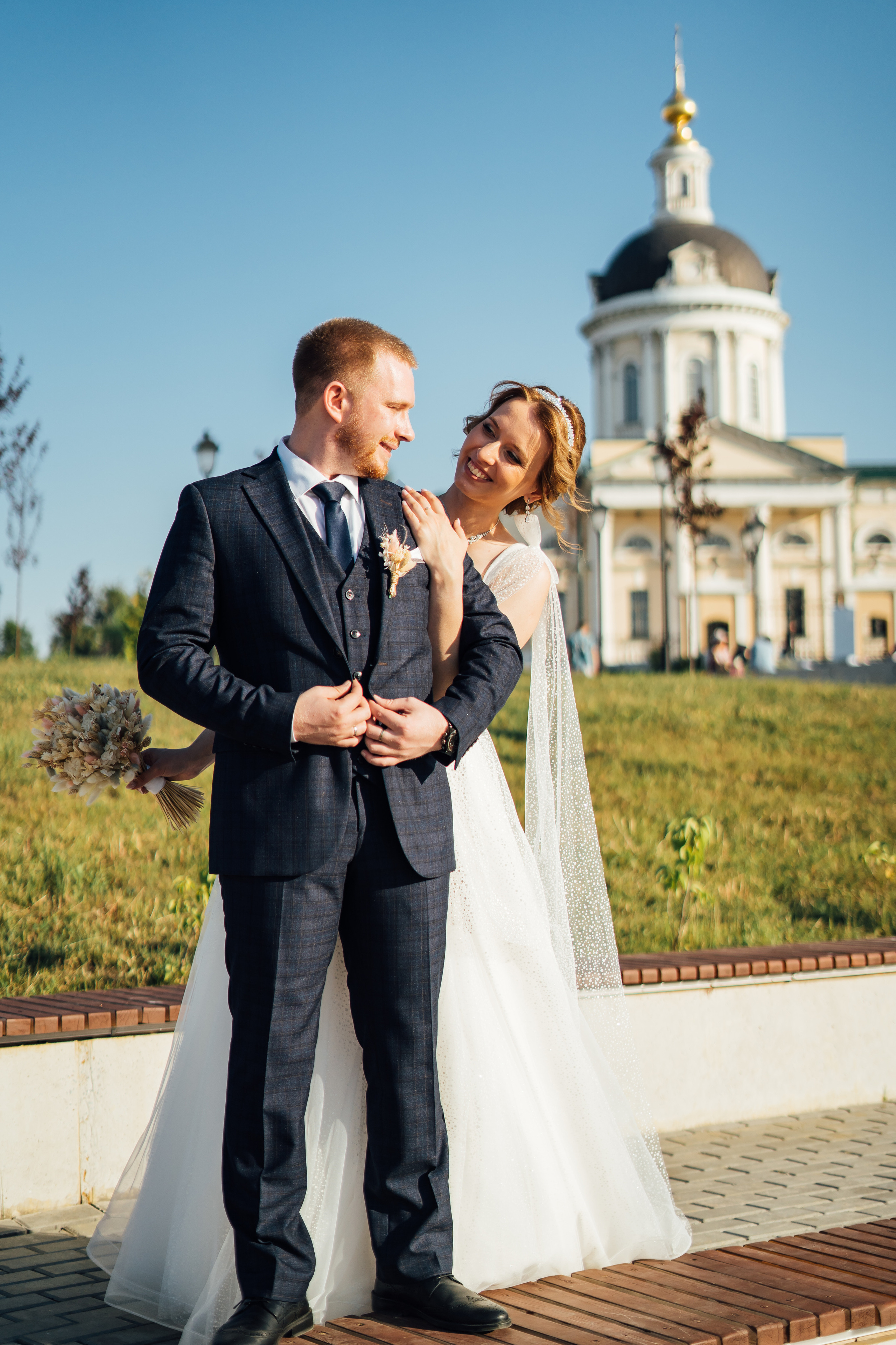 Свадебная фотосессия в Коломне: Антон и Анастасия. Свадебный фотограф в Коломне, Воскресенске, Егорьевске Владимир Петров