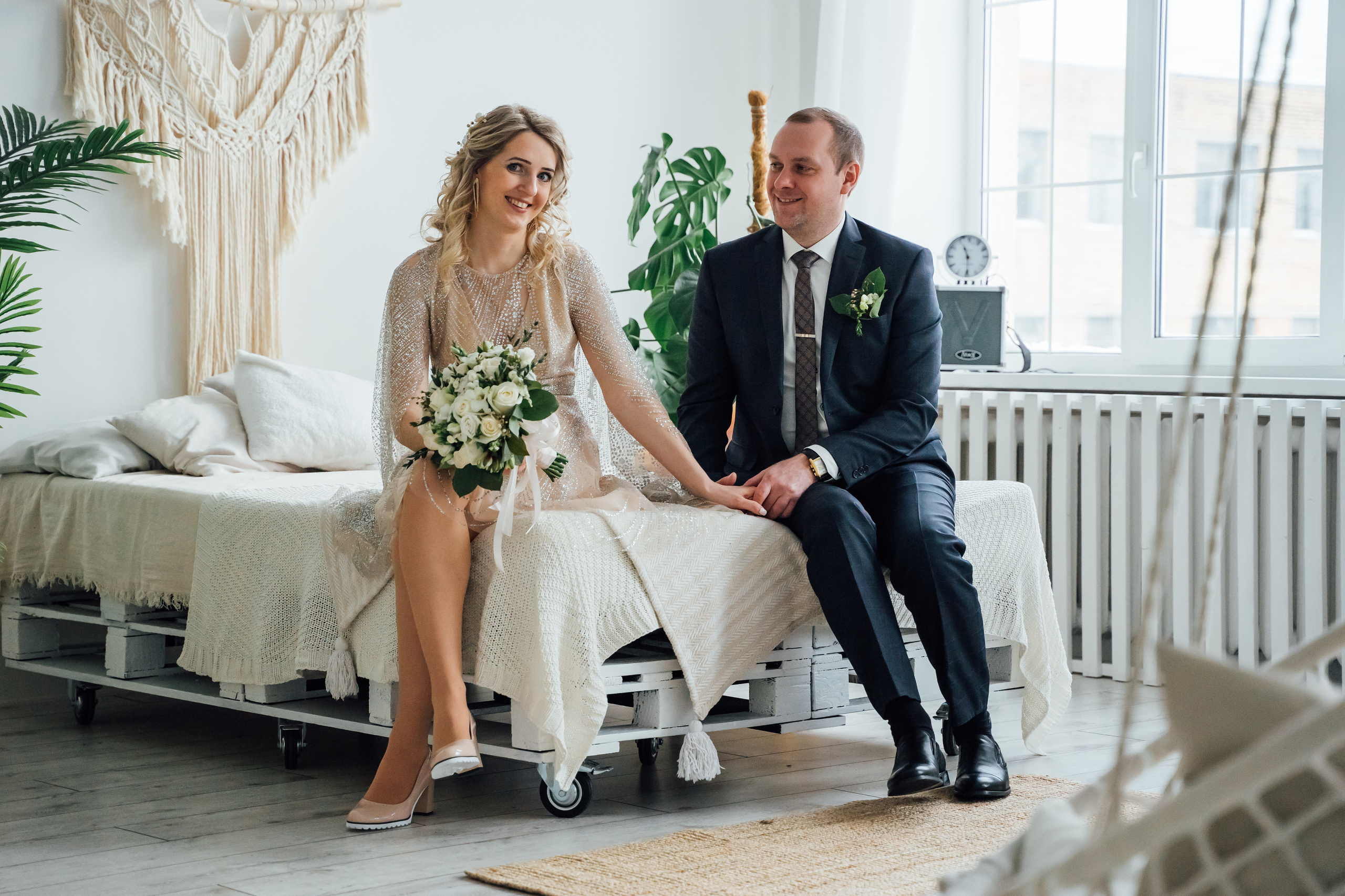 Свадебная фотосессия в студии. Свадебный фотограф в Коломне, Воскресенске, Егорьевске Владимир Петров