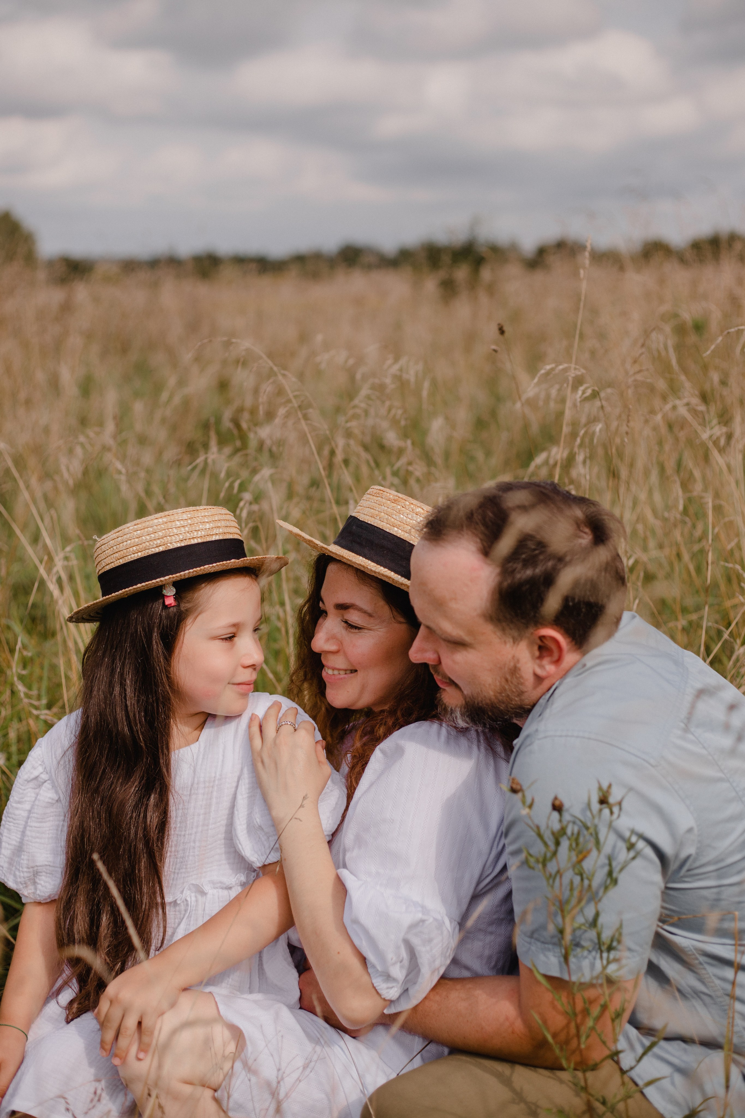 Семейная съёмка в поле
