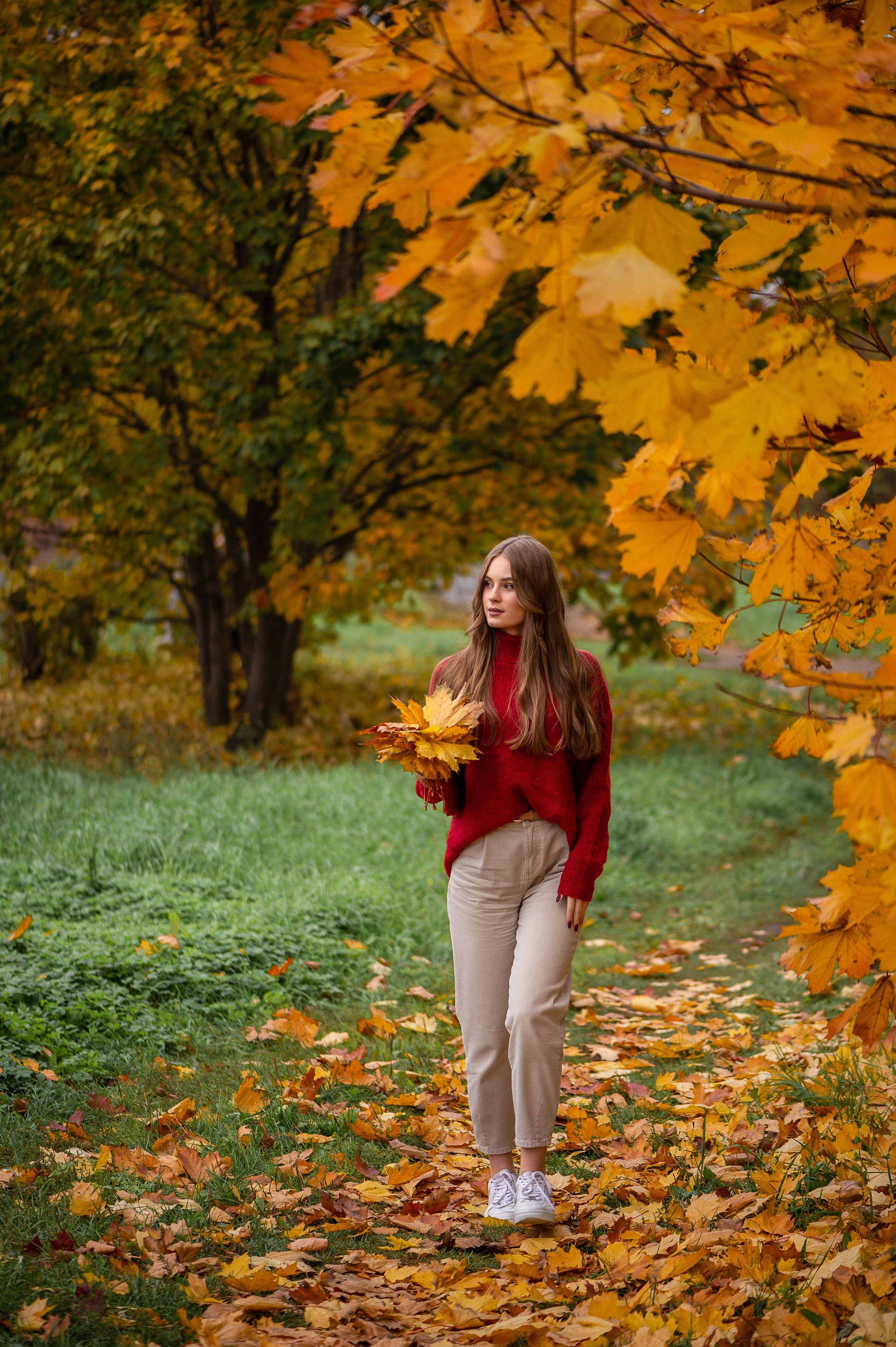 Осенняя фотосессия для Вероники. Фотосессии в Москве, женский и семейный фотограф Юлия Михайленко