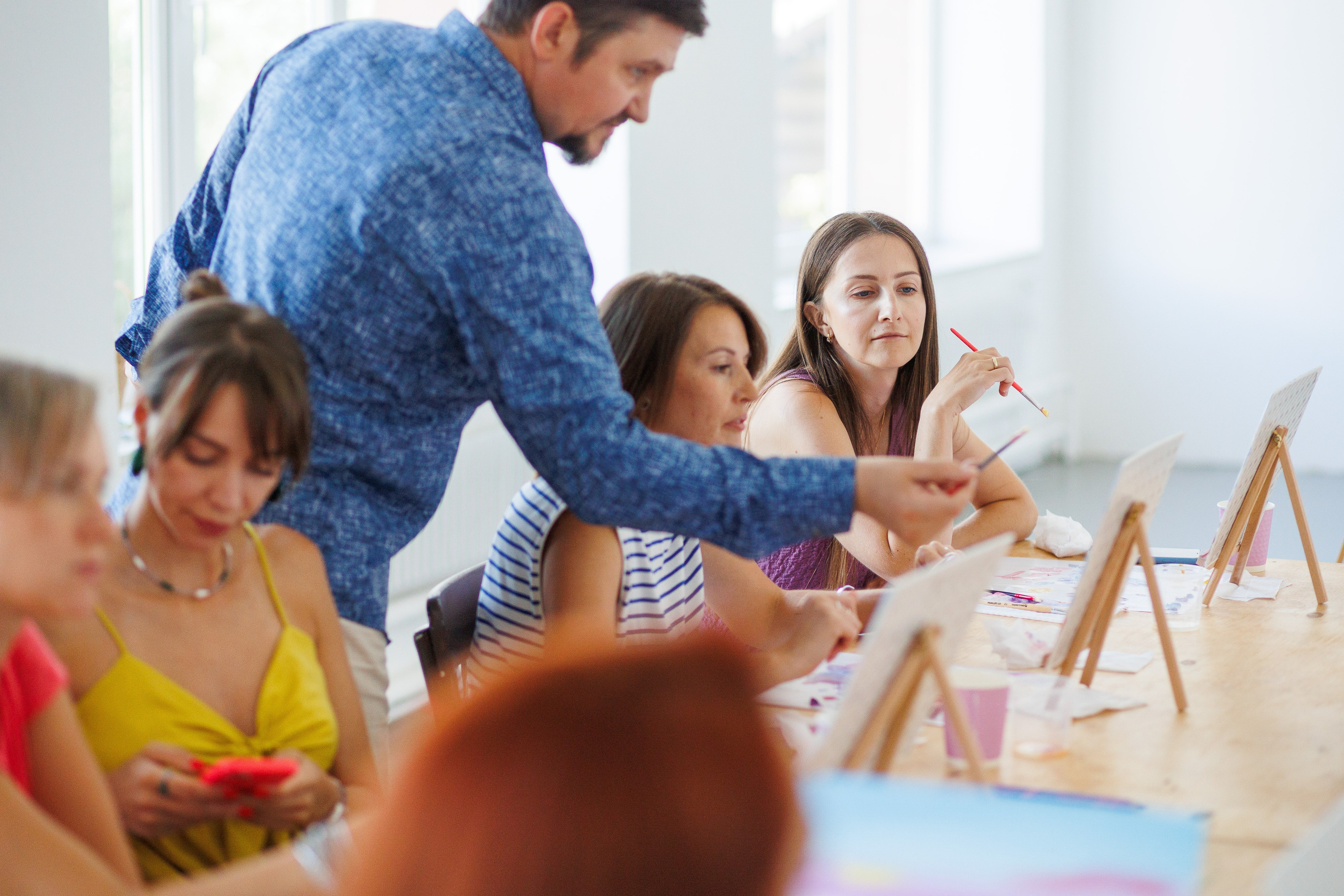 Девичник. МК по живописи. Фотограф Шейдаев Эмин г. Волгоград