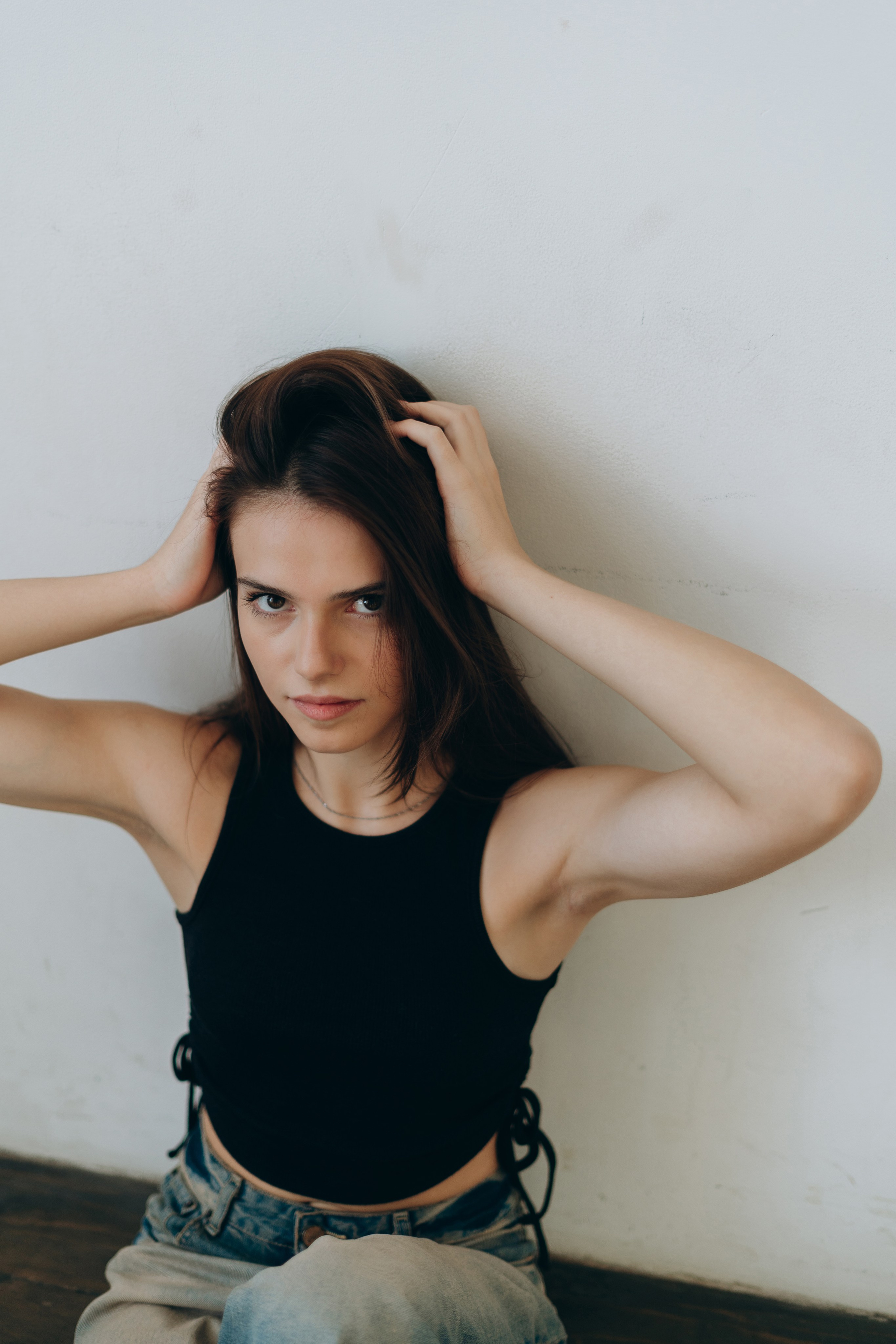 Настя. Модельные тесты. Фотограф Москва Виктория-Антуанетта