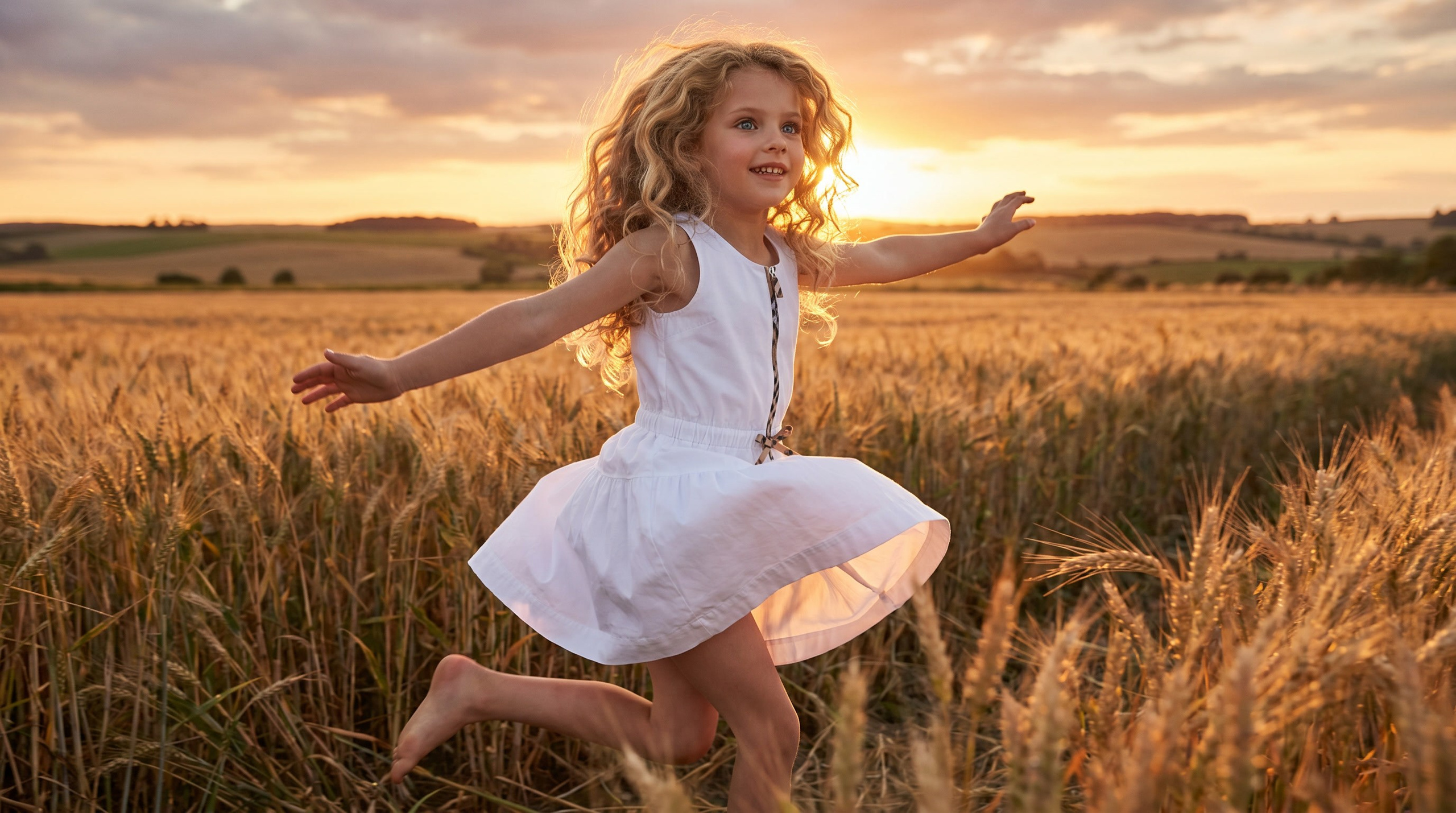 ПОРТФОЛИО РЕКЛАМНОЙ КАМПАНИИ «BURBERRY KIDS: ЗОЛОТОЕ ПОЛЕ» Детский хлопковый сарафан. FOTOELA. Элеонора Щербакова — фотограф счастья в Тамбове