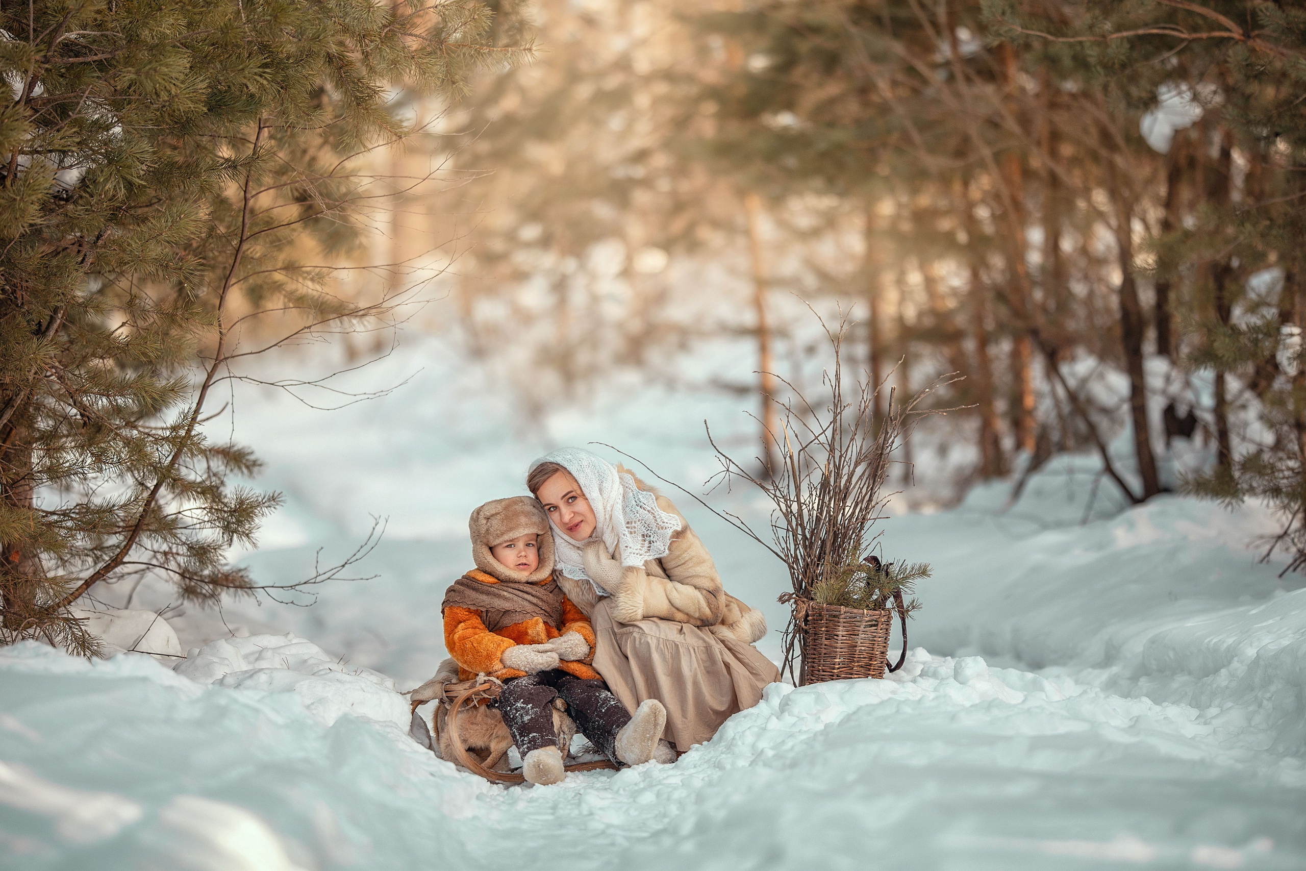 Зимние забавы. Елена Чернигина семейный и детский фотограф в Нижнем Новгороде и Бор