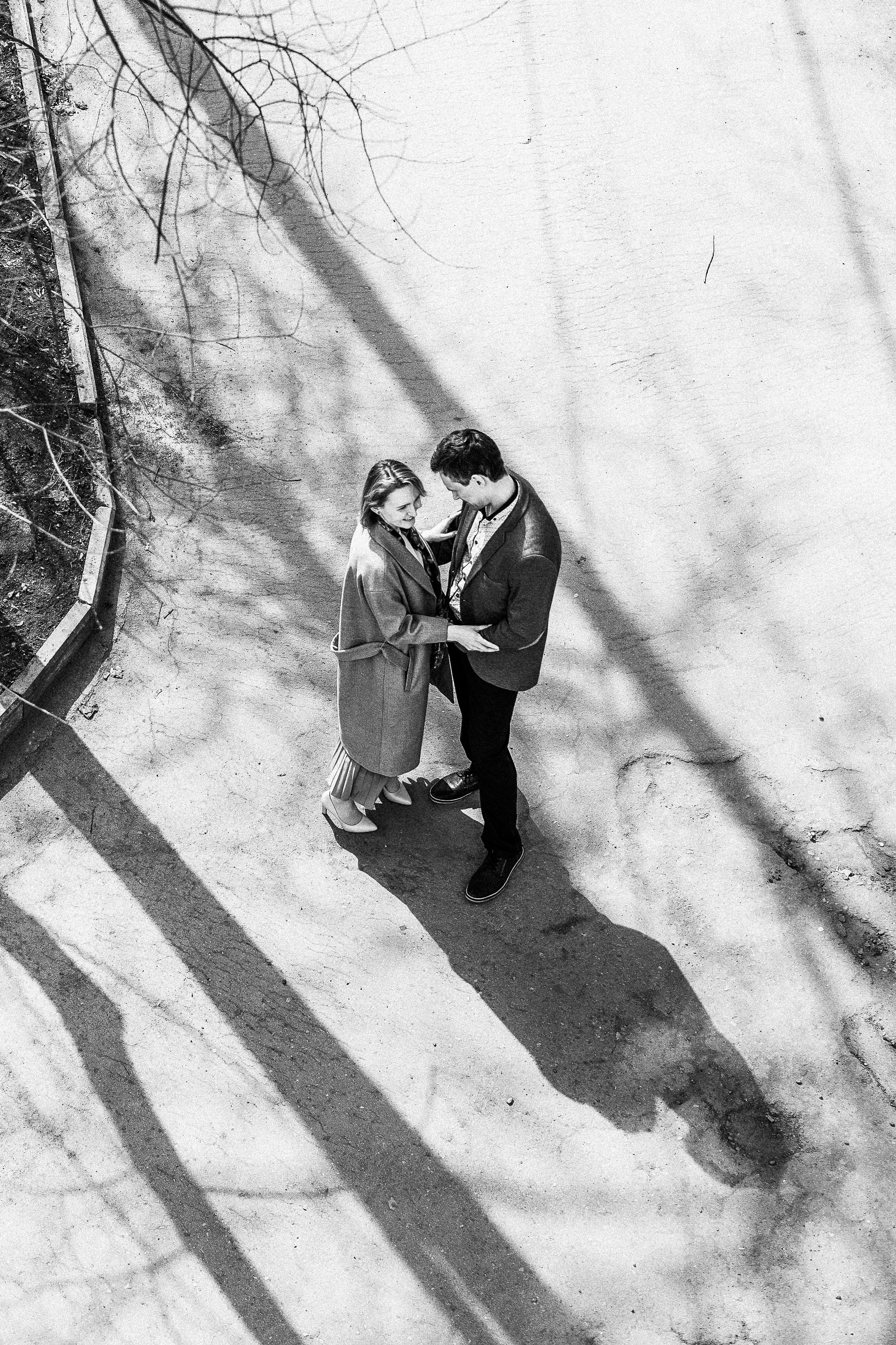 Съемка чудесной пары в стиле кино. Женский семейный фотограф Тула Москва Захарова Анна