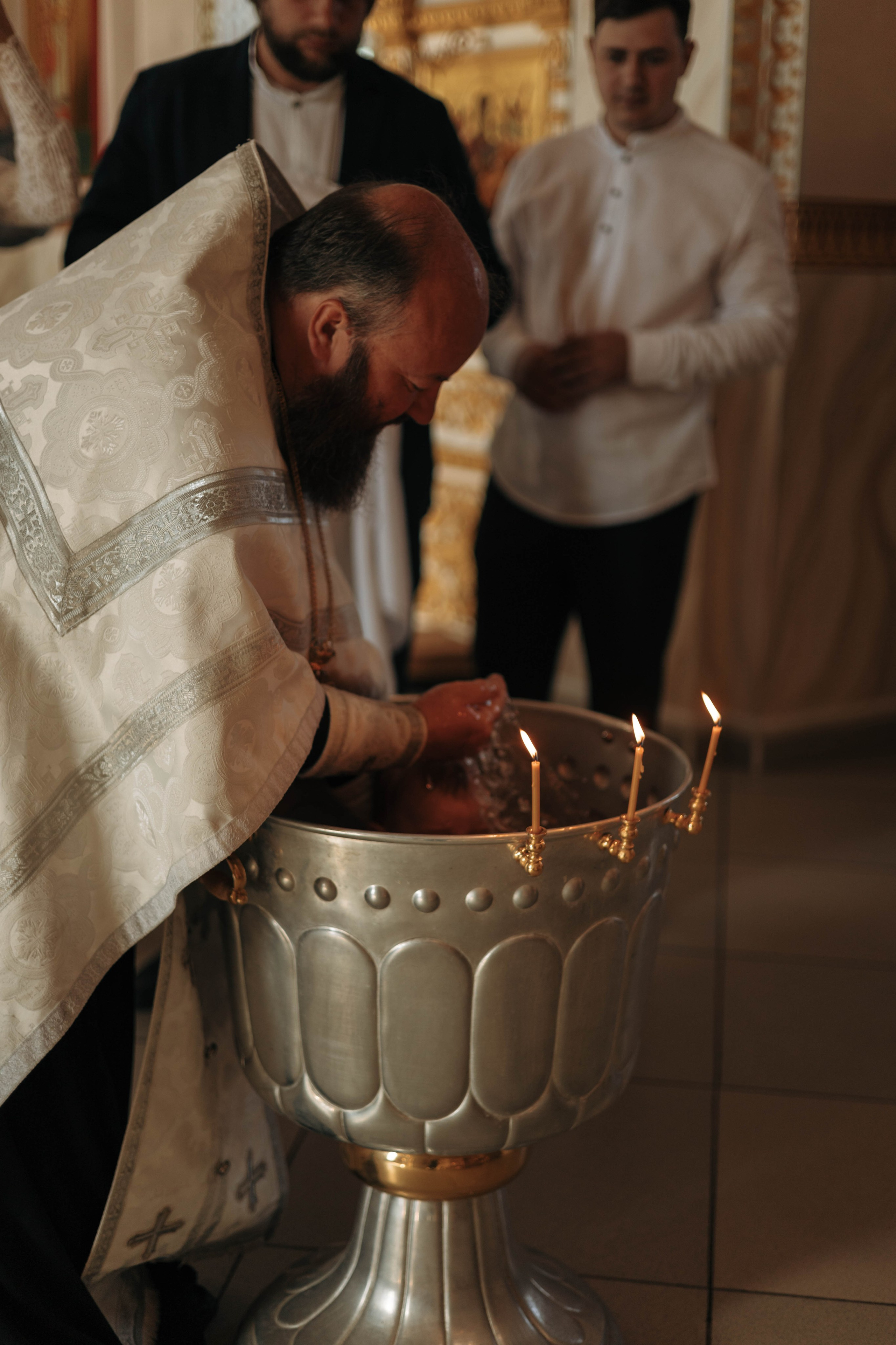 Таинство Крещения Савелия. Фотограф Сальск Катерина