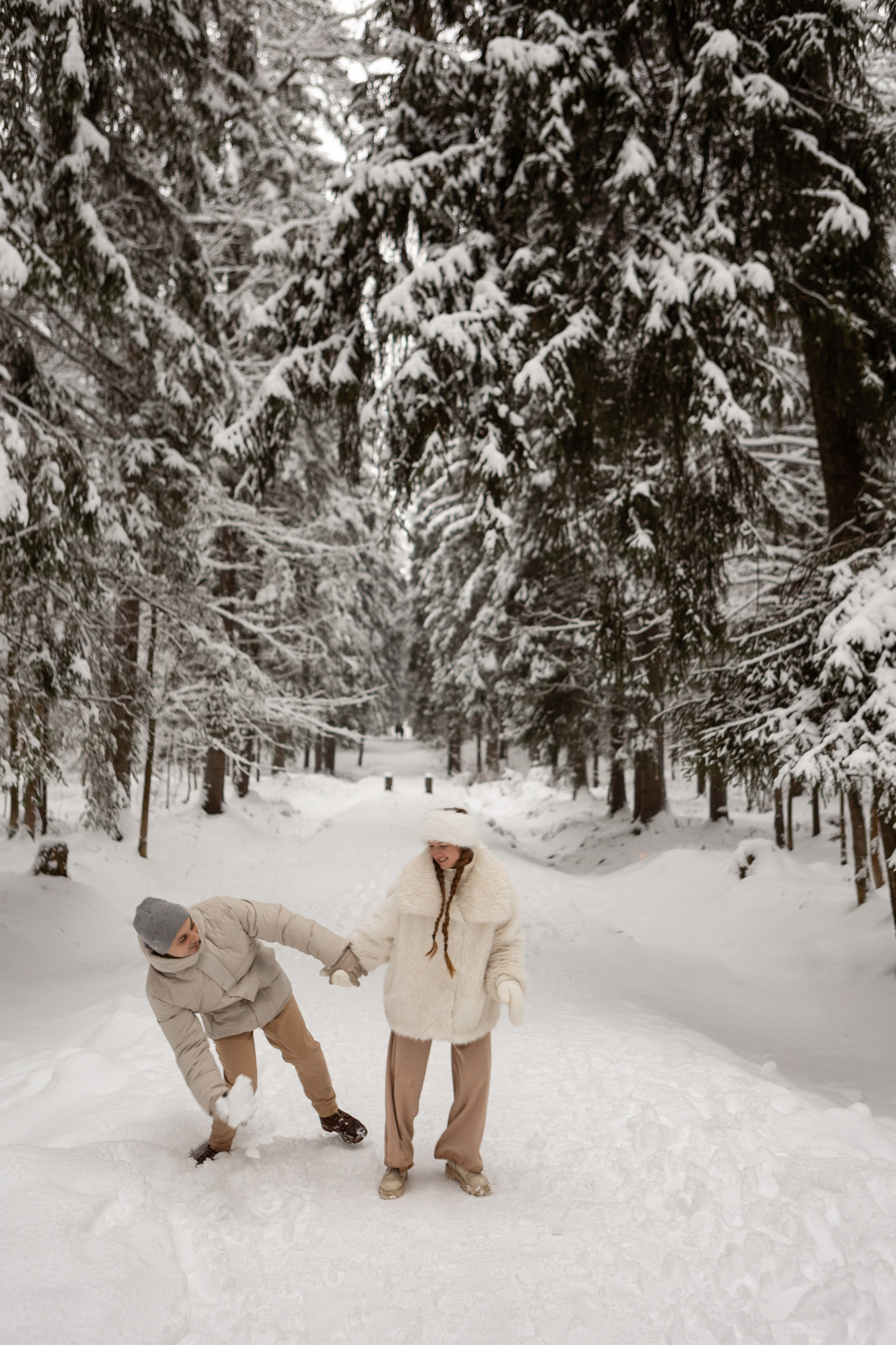 Новогодняя фотосессия с собачками в шуваловском парке. Свадебный фотограф в СПБ | Санкт-Петербурге Анастасия Рахимгулова