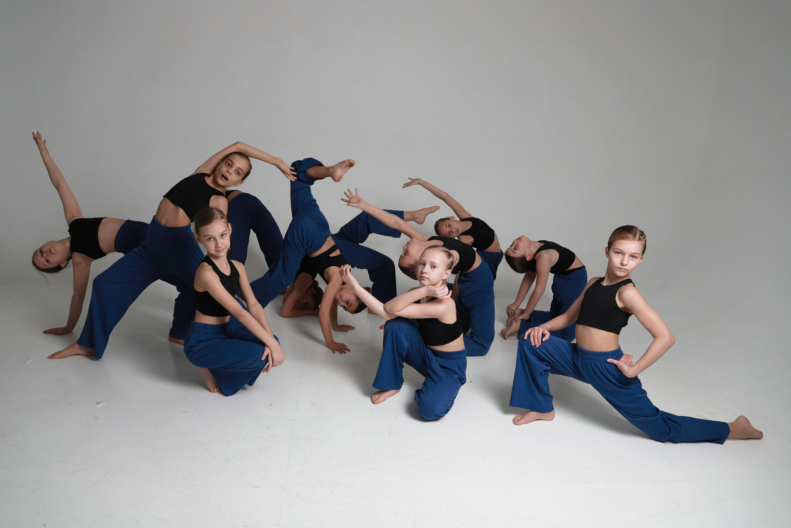 Сьемка на циклорамме. Фотограф Юлия Мальцева