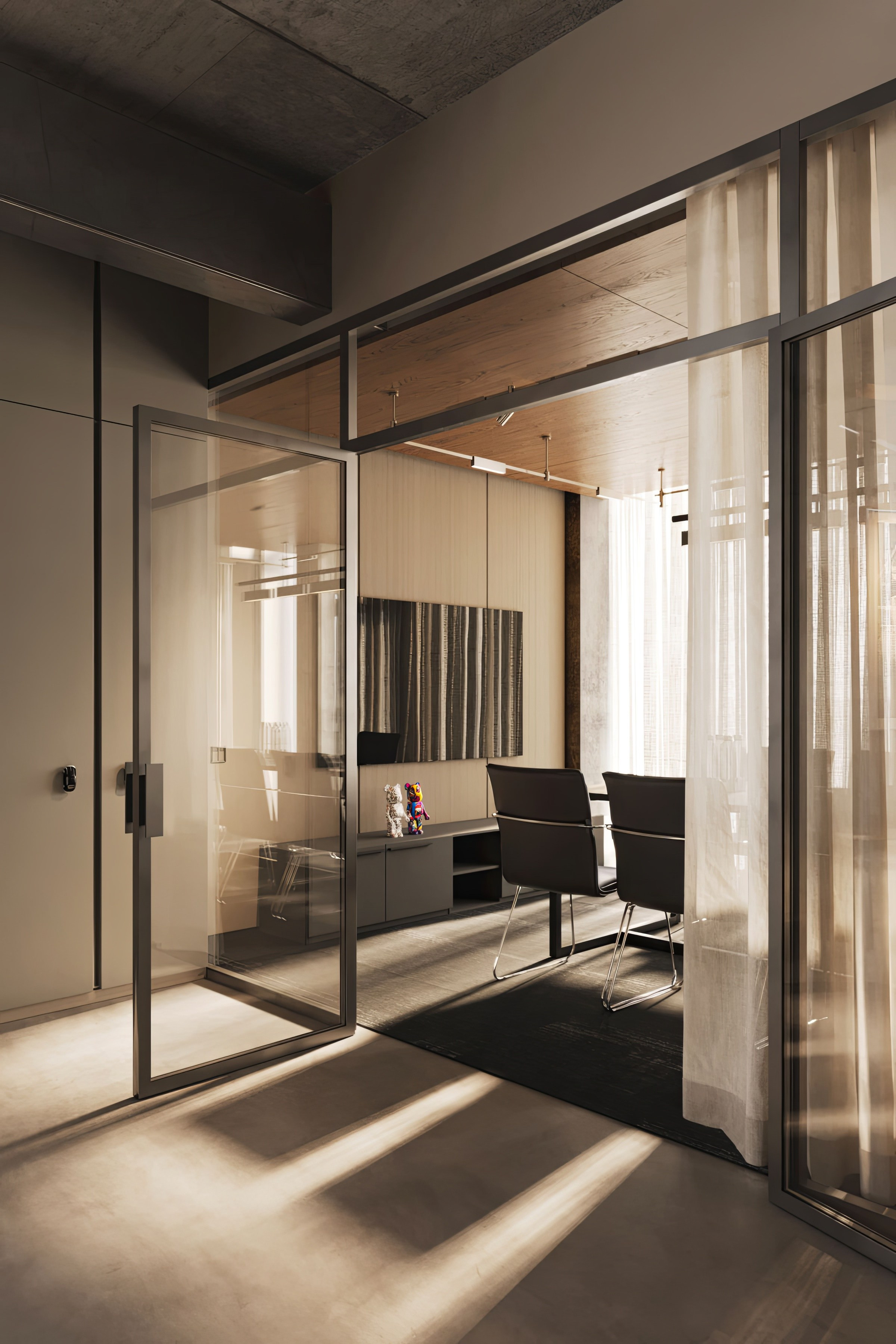 Brut office. Residential and commercial interior visualizer Anton Barantsev