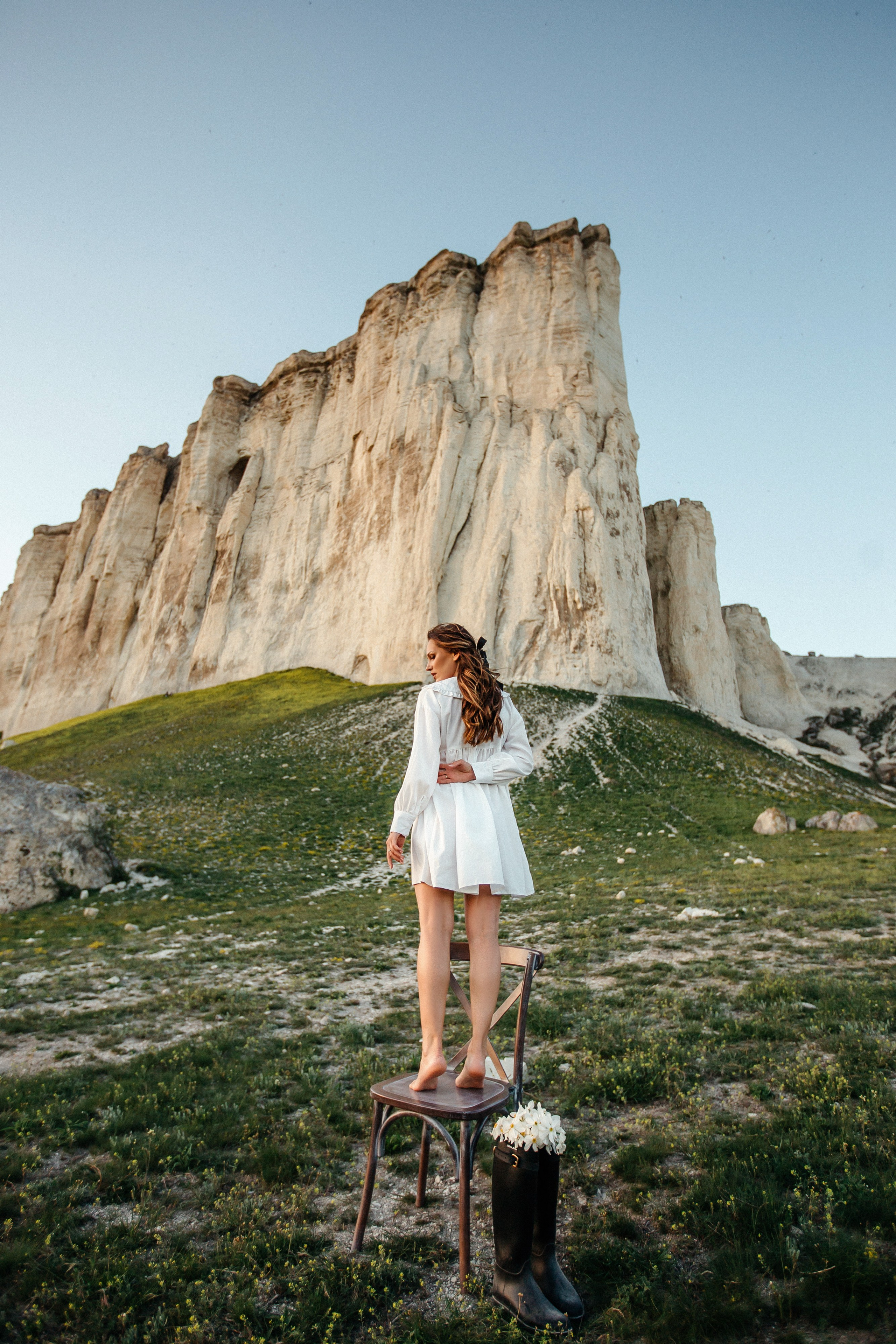 Алина. Белая скала. Фотограф Анна Лейман. Севастополь