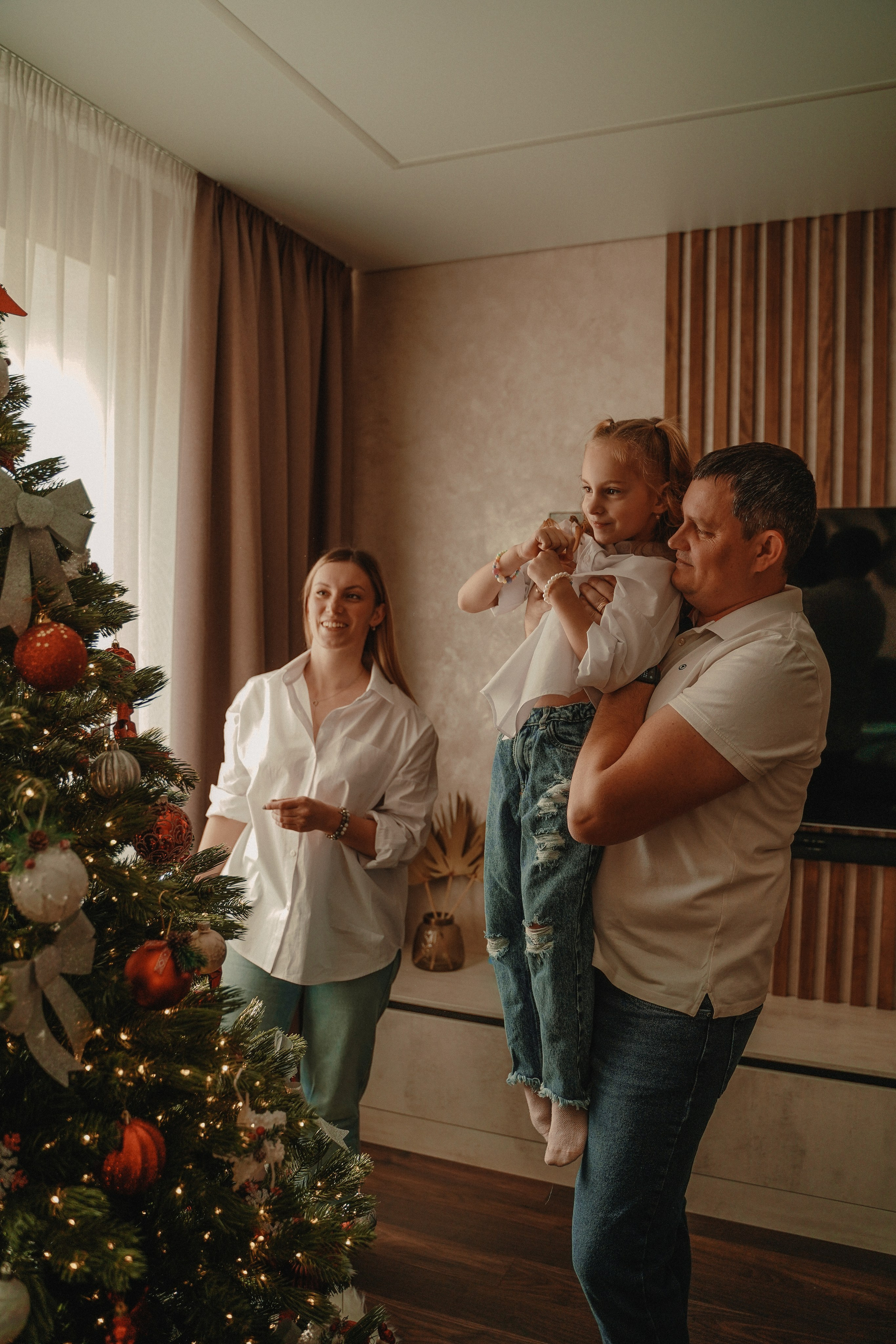 Домашняя Новогодняя фотосессия. Семейный и женский фотограф в Краснодаре Анастасия Приймак