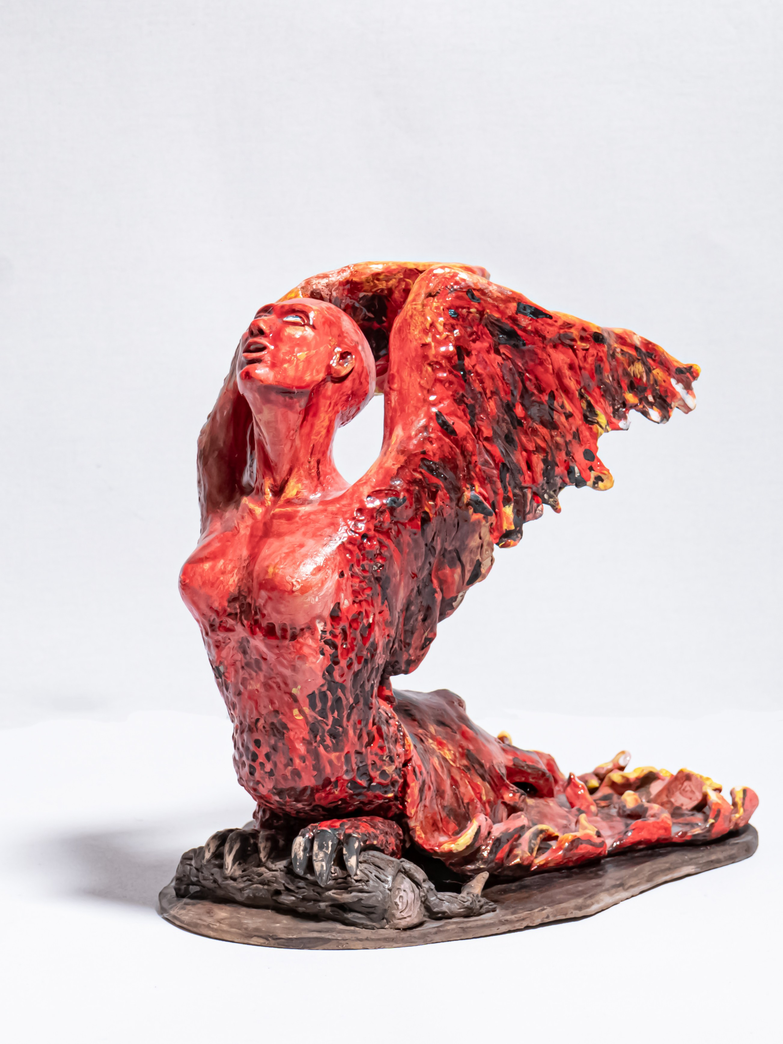 Керамическая птица Феникс