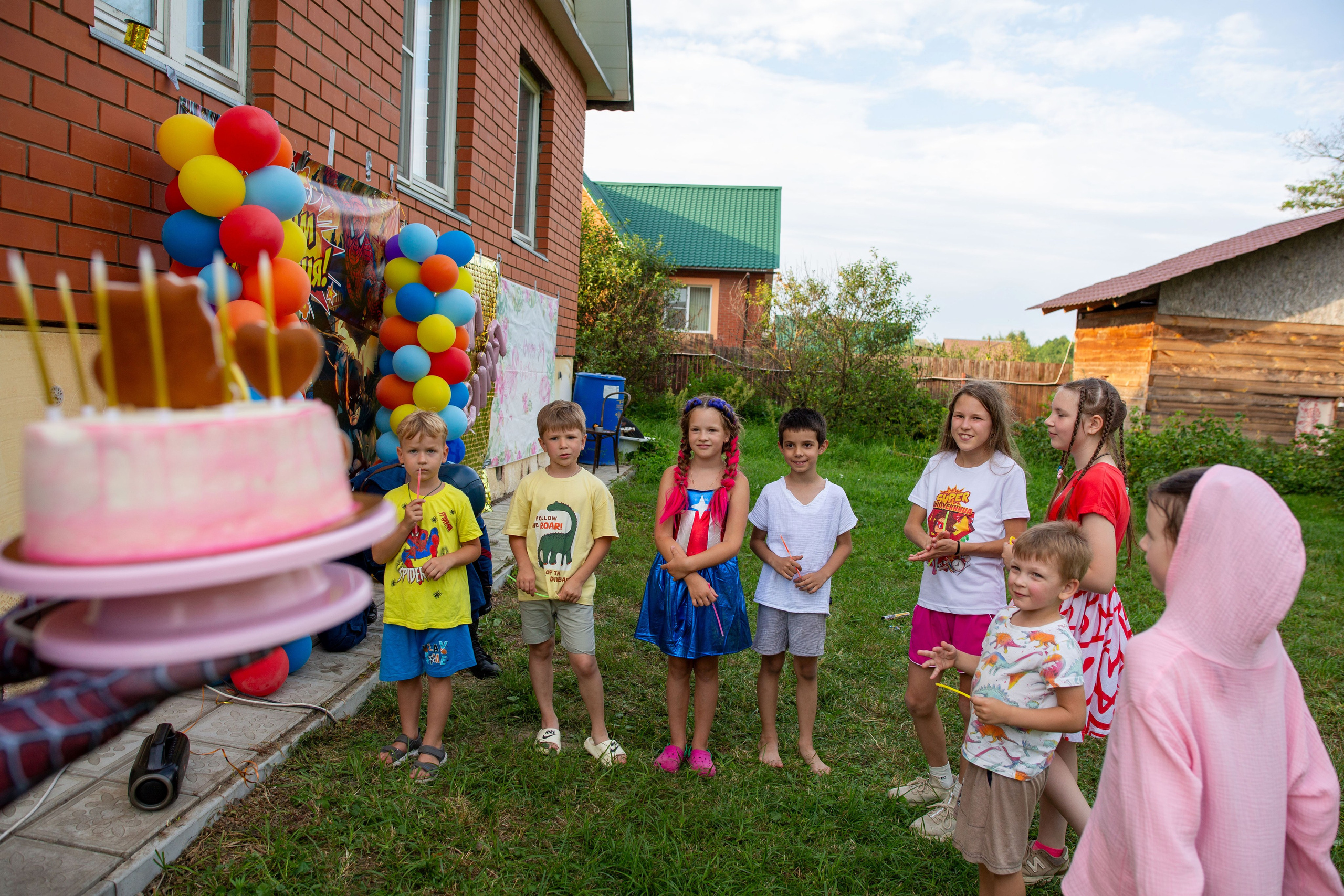 День рождения Насти. Пенная вечеринка. Семейный и детский фотограф Анна Петракова