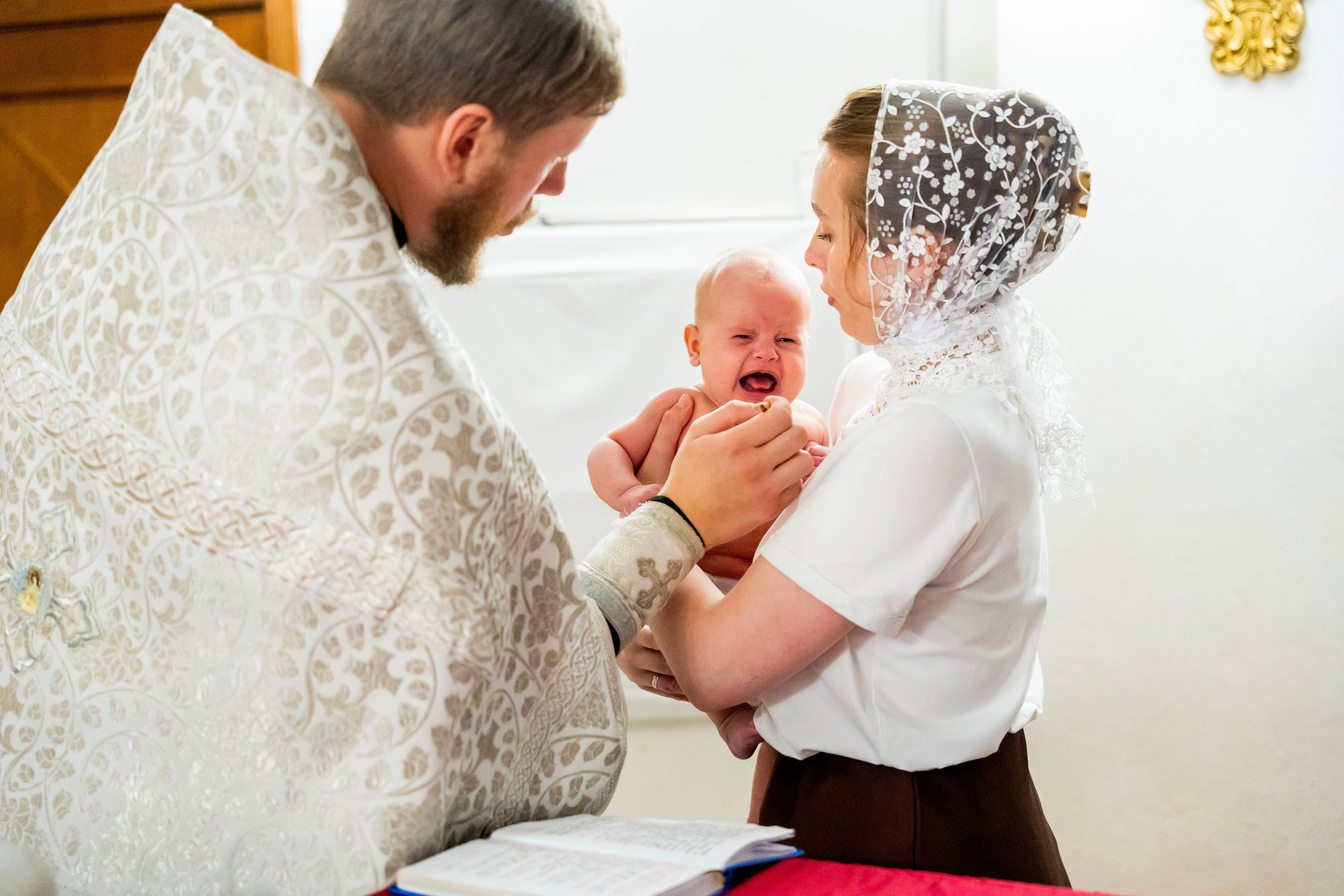 Крещение Льва. Фотограф Юлия Попова