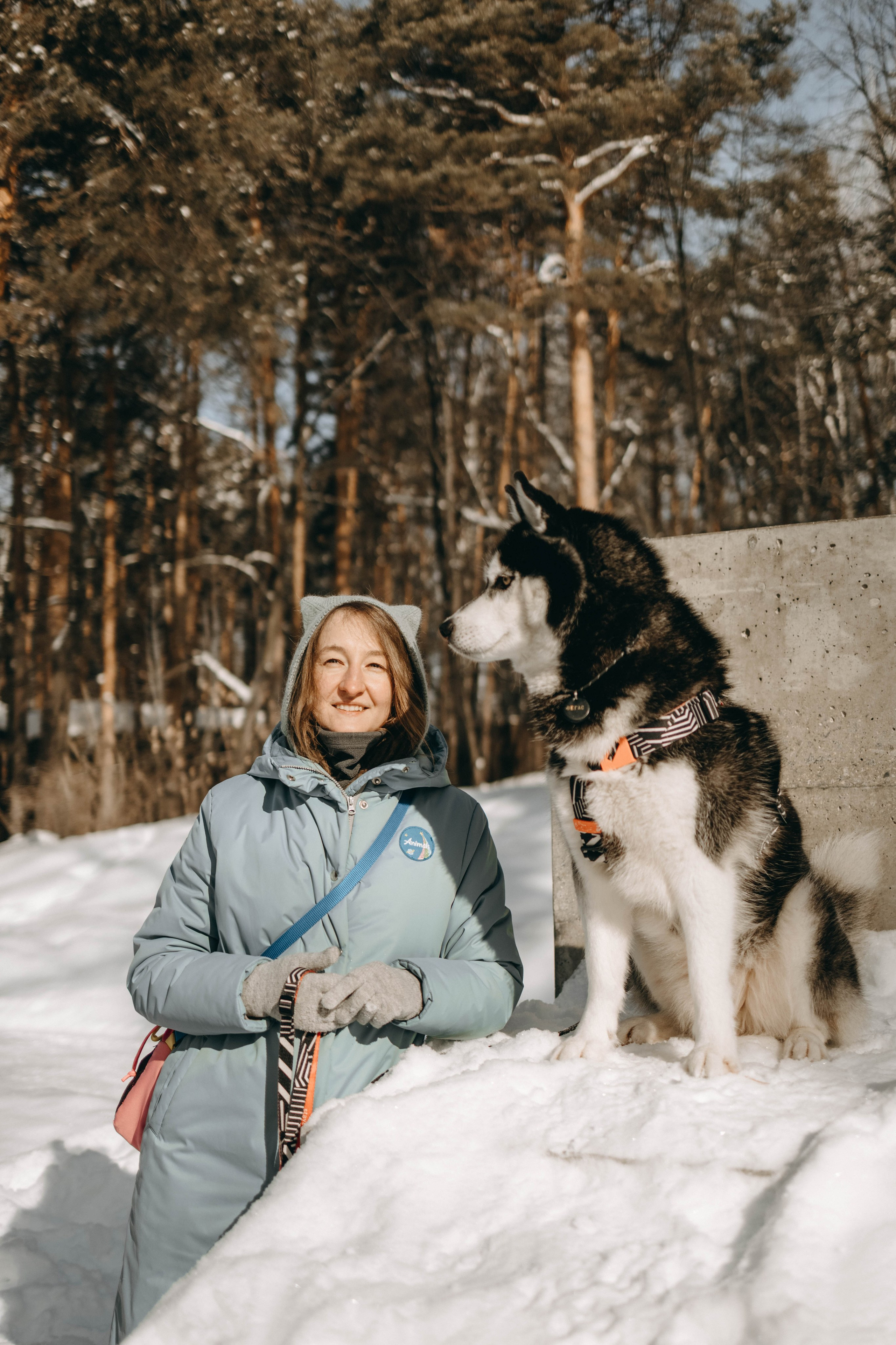 Анна и Вегас. Фотограф-анималист в Екатеринбурге | Кристина