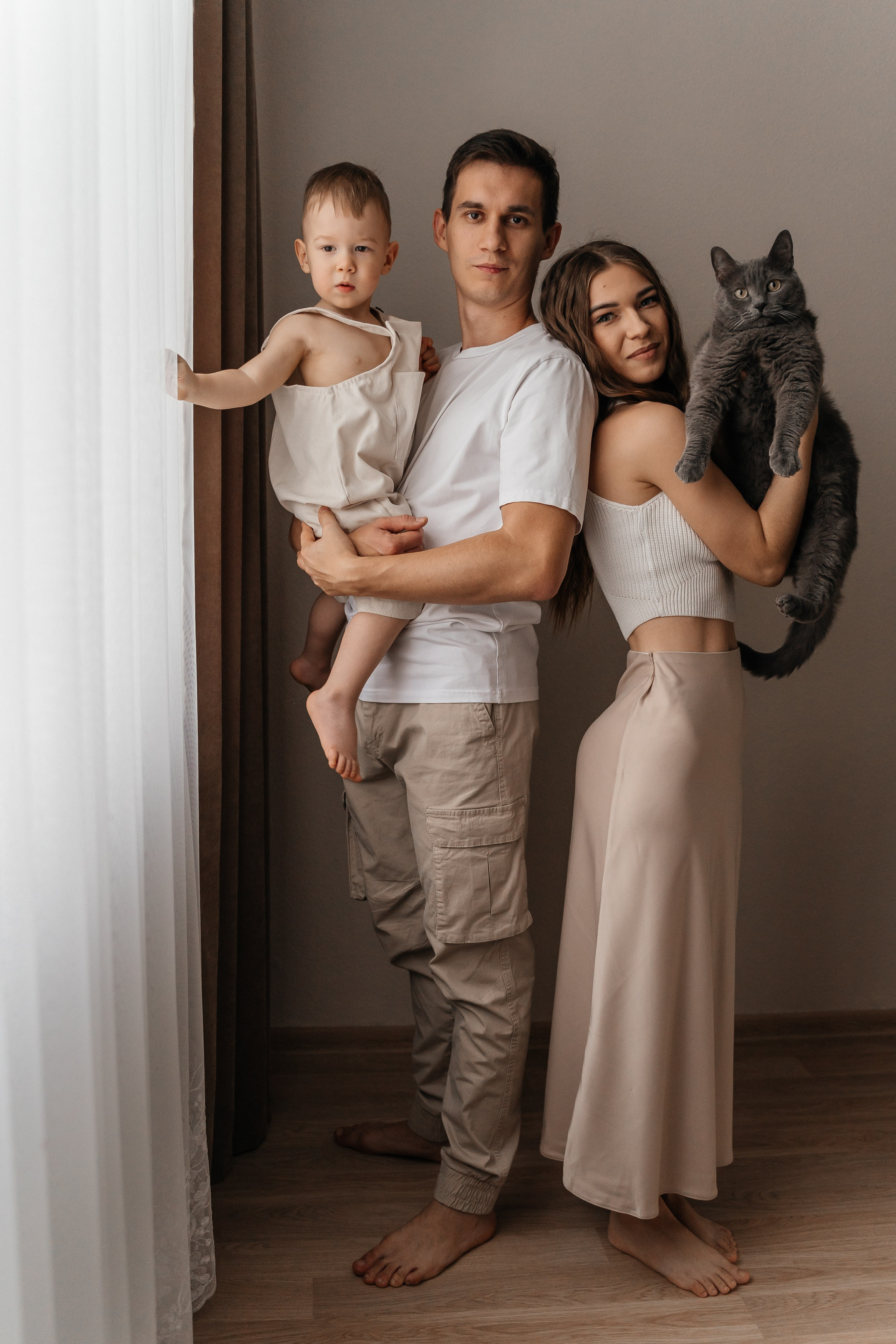 Вадим, Юля и Мирон. Волик Мария