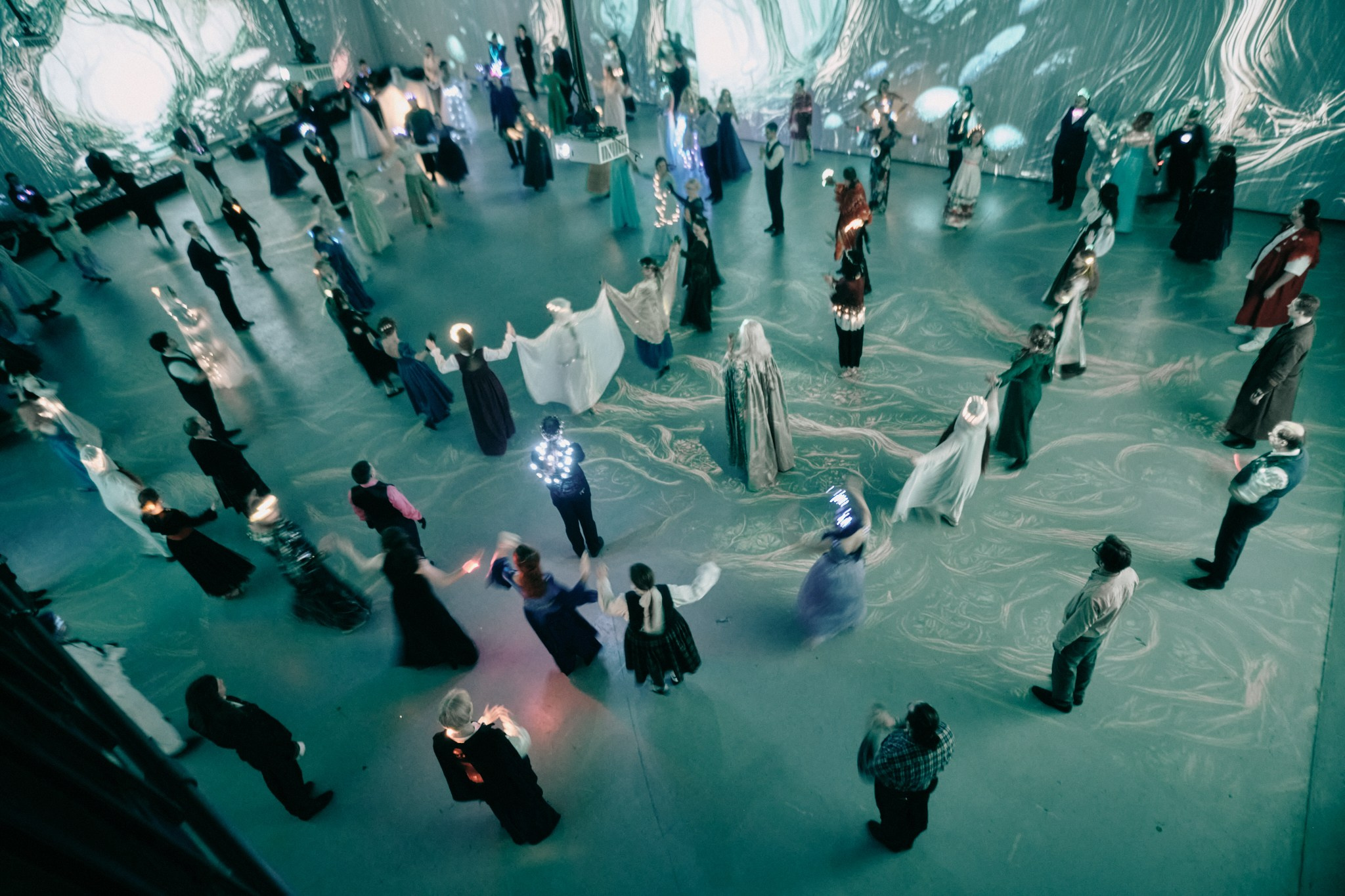 Ночь в холмах | Иммерсивный бал. Фотограф Аннё| Москва