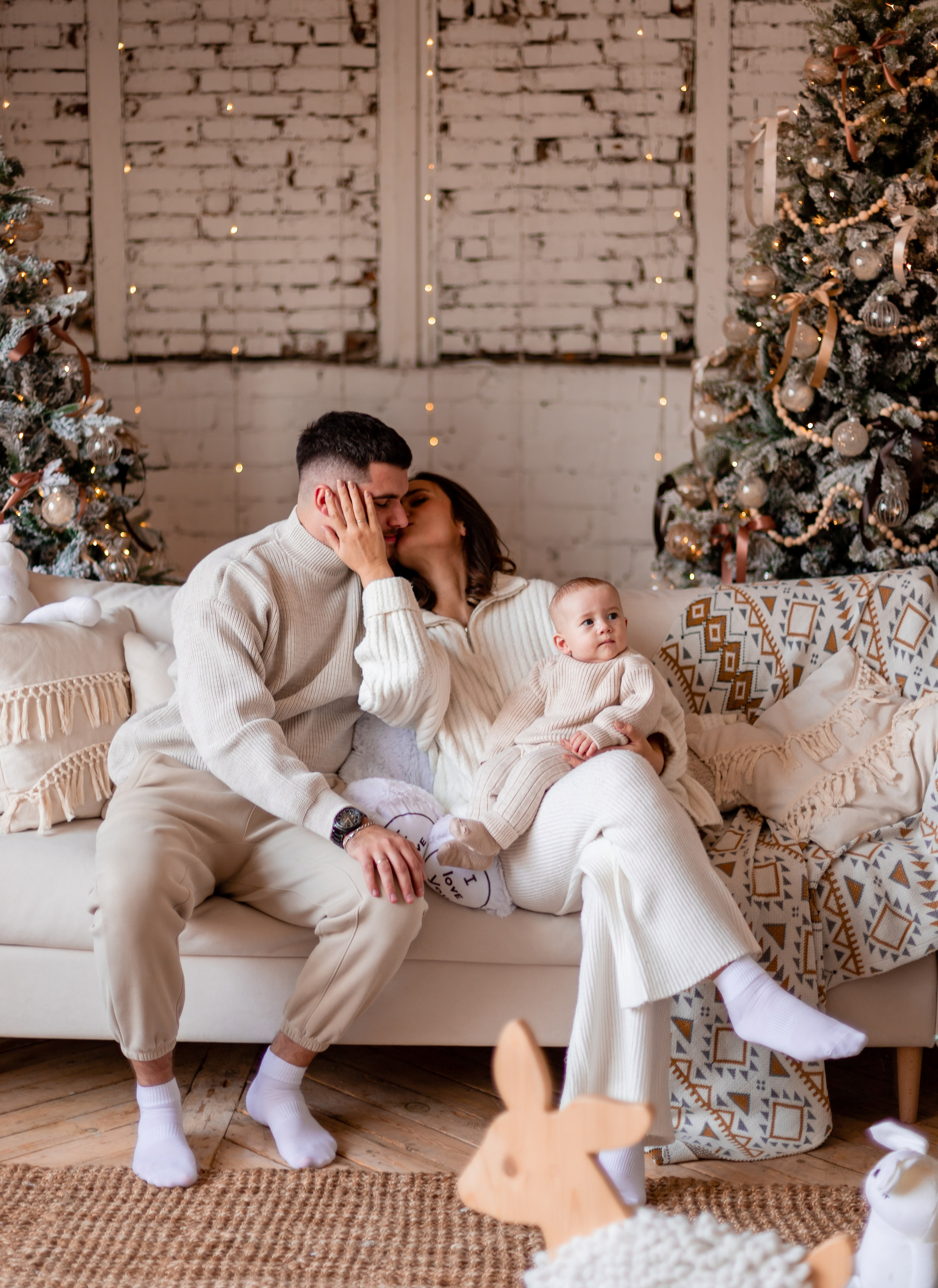 Семейная Новогодняя фотосессия. Семейный и детский фотограф в Хабаровске Алевтина Проскурякова