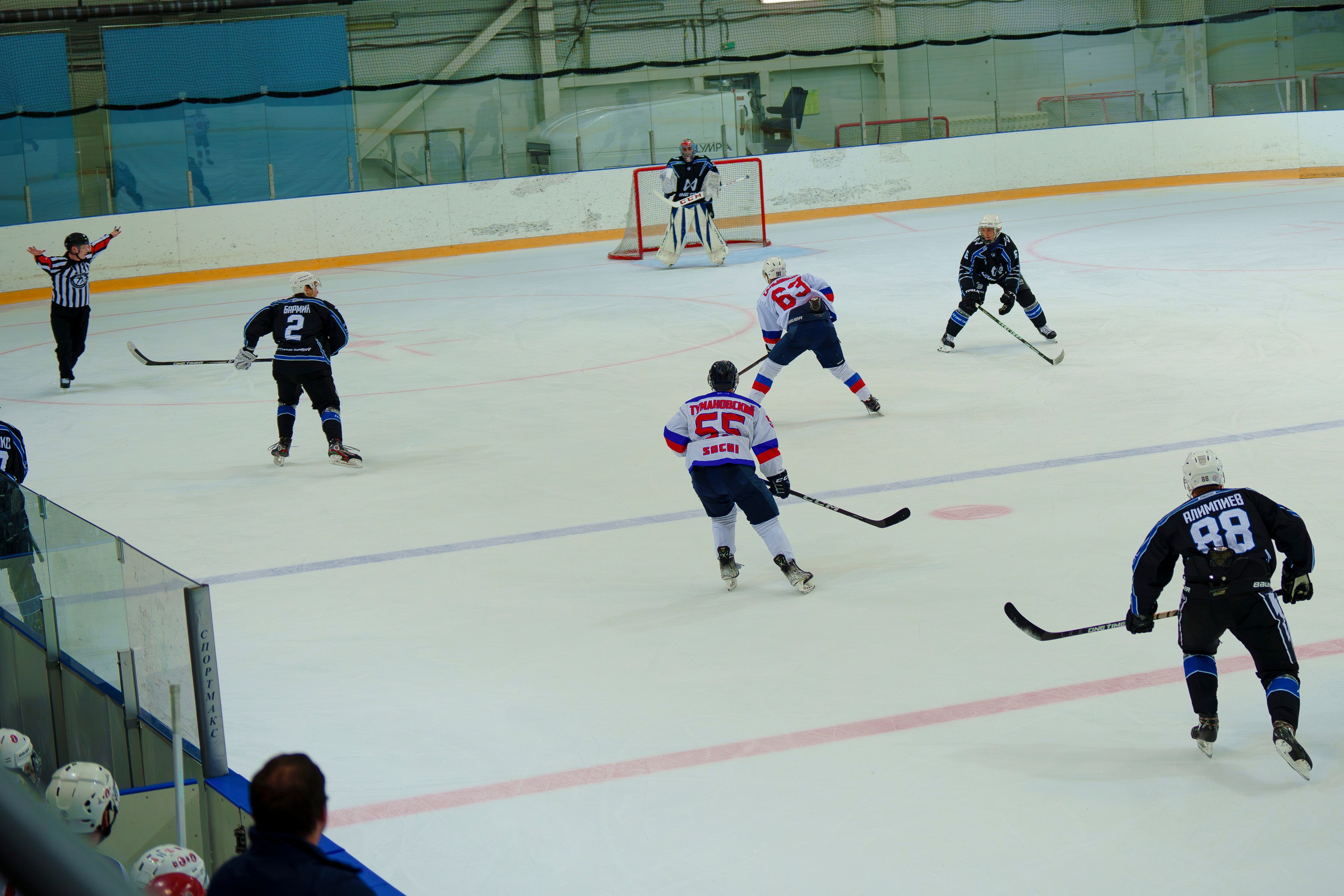 Фотосъемка хоккейных матчей в Сочи. Фотограф видеограф Геннадий Янбаев в Сочи, Краснодаре