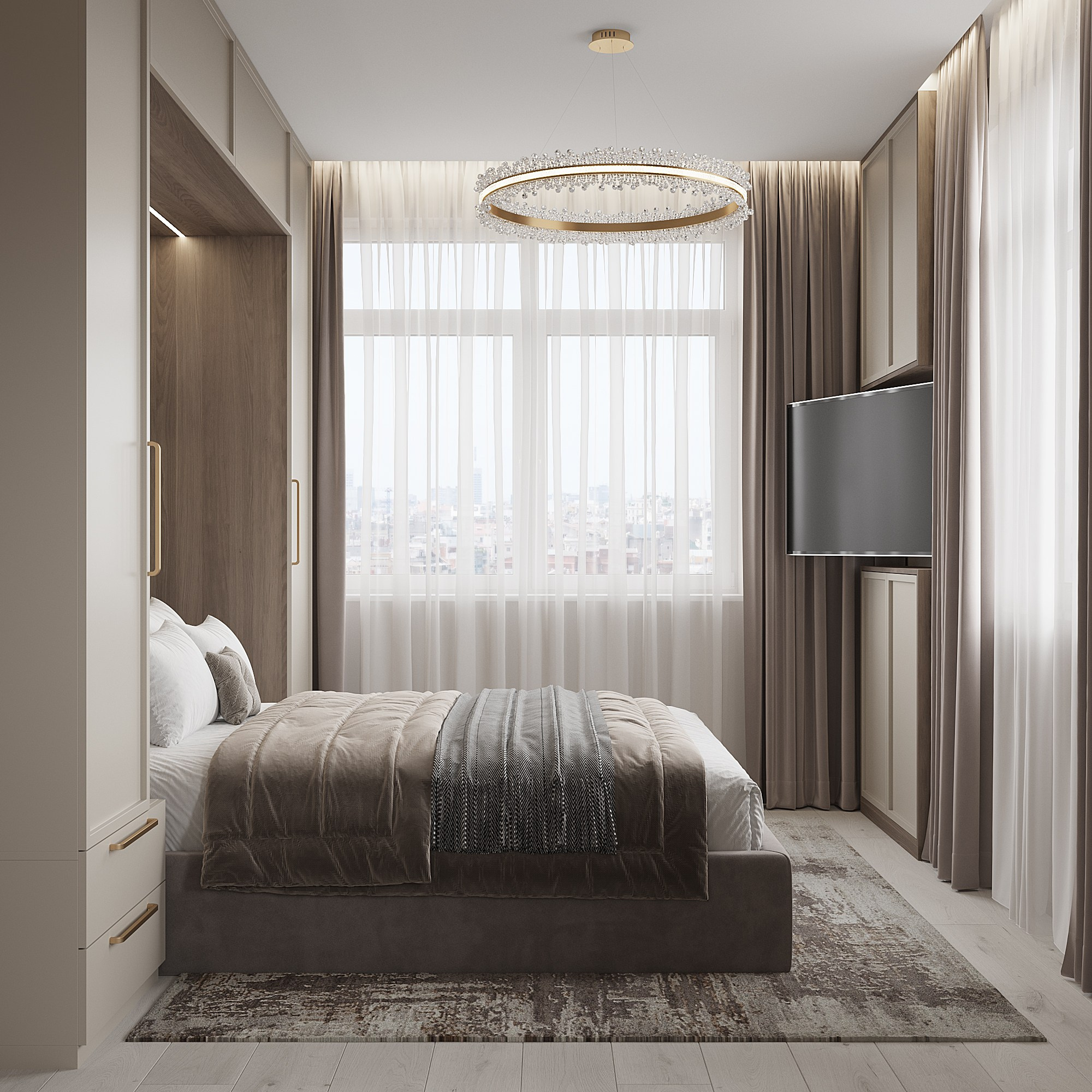 дизайн мастер-спальни