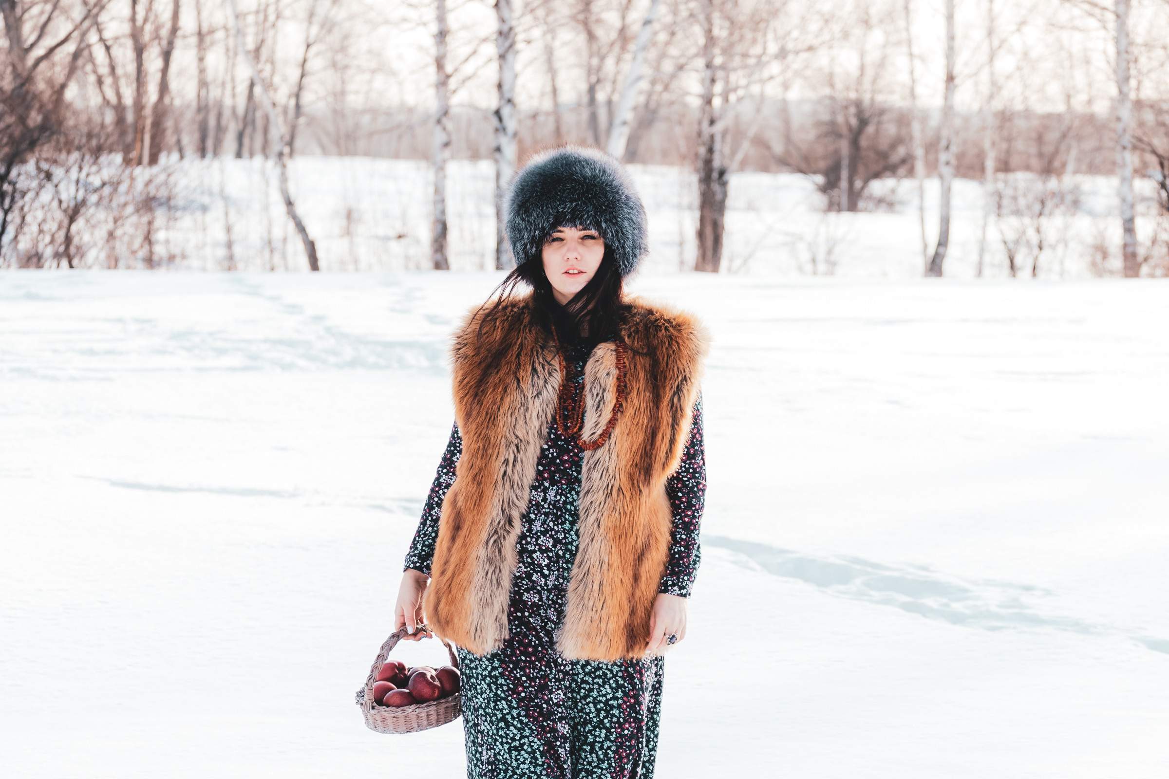Ксюша. Зимние прогулки. Фотограф в Красноярске Оксана Корчагина